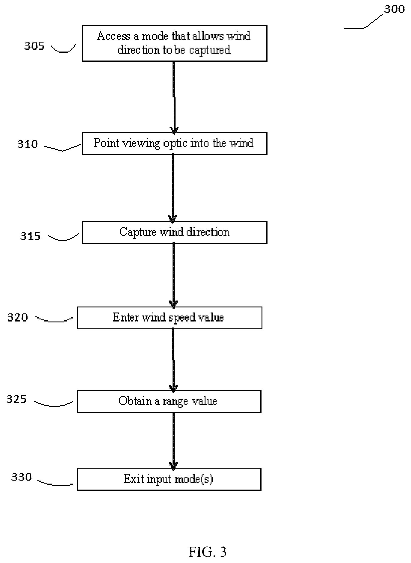 Patent US12366953 Figure 3 – User interface for viewing optic with wind direction capture