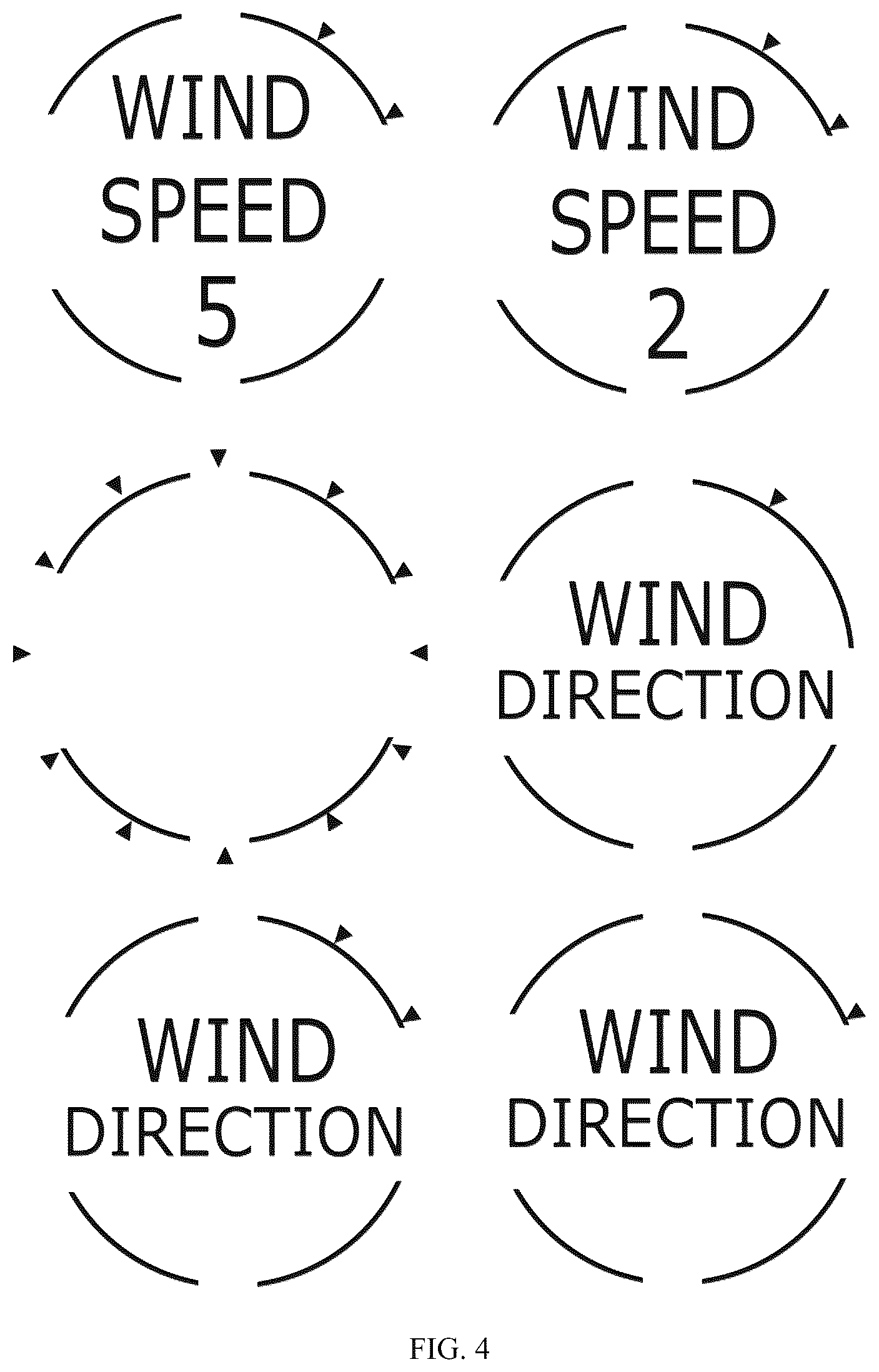 Patent US12366953 Figure 4 – User interface for viewing optic with wind direction capture