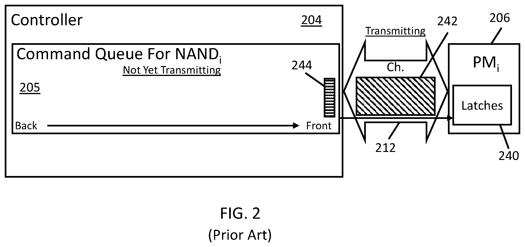 Patent US12366962 Figure 2 – System method for improving read command process times in solid-state drives (SSD) by having processor split-up background writes based on determined command size