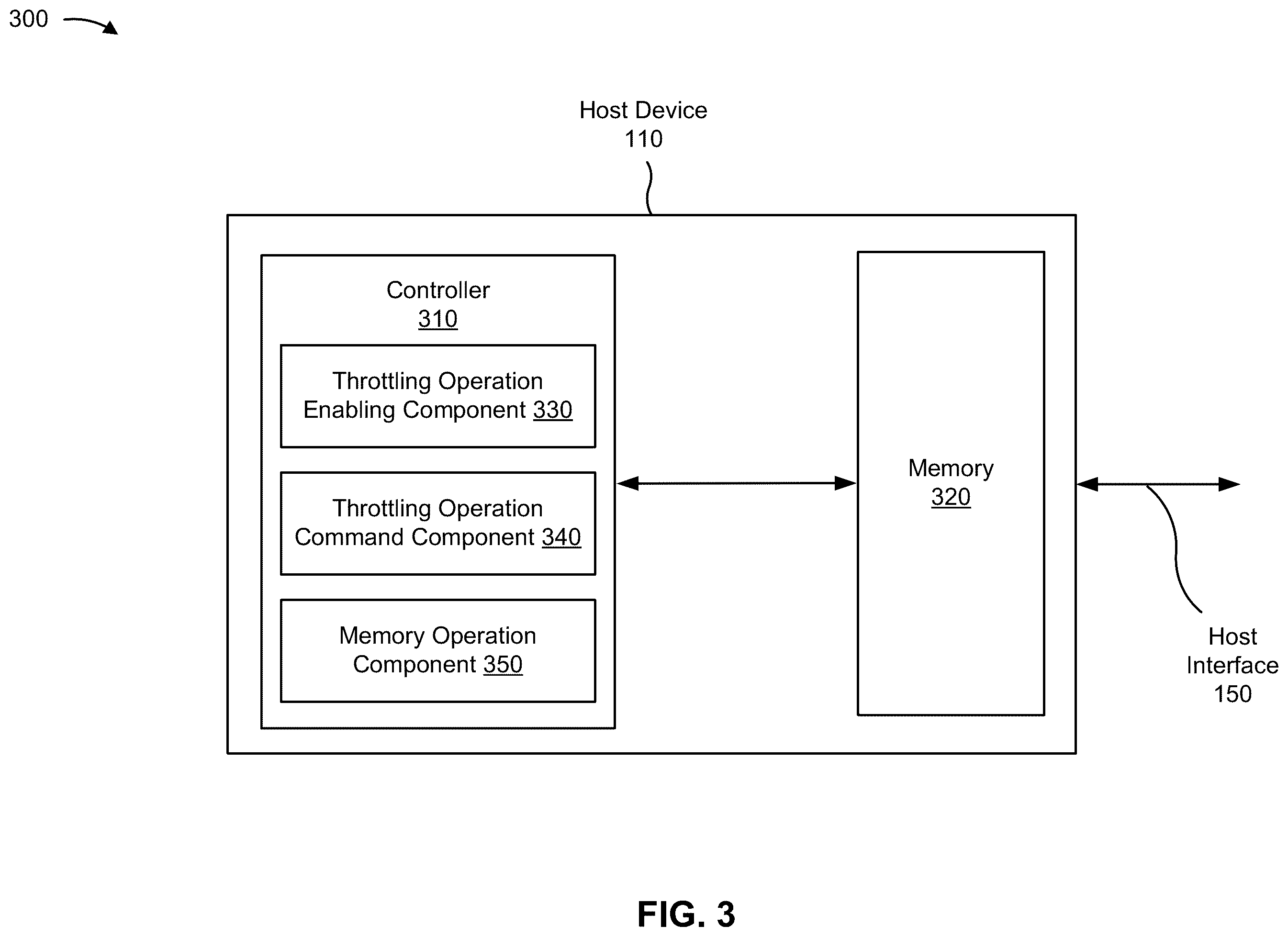 Patent US12366968 Figure 3 – Host device controlled low temperature thermal throttling