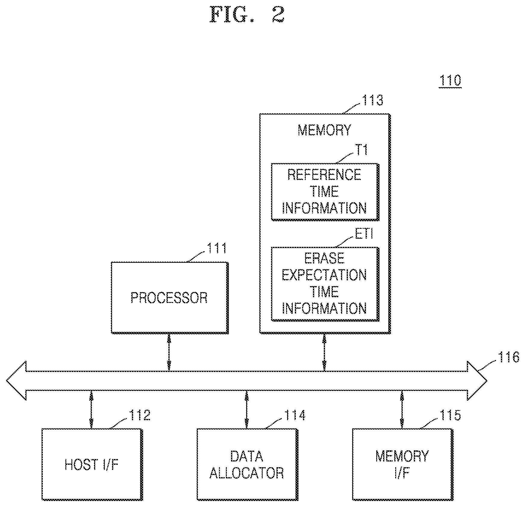 Patent US12366970 Figure 2 – Storage device and operating method