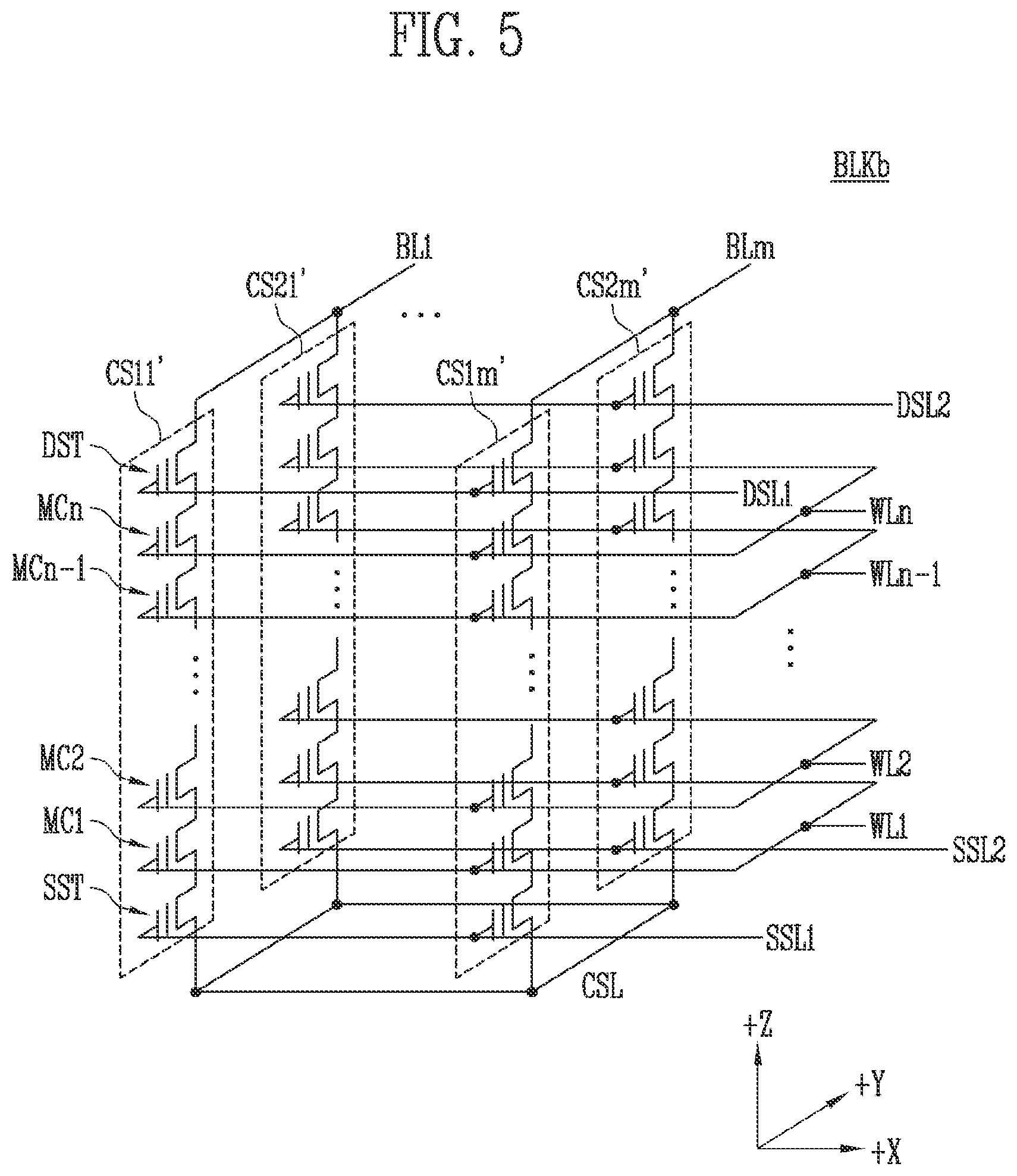Patent US12366971 Figure 5 – Memory device and method of operating the same