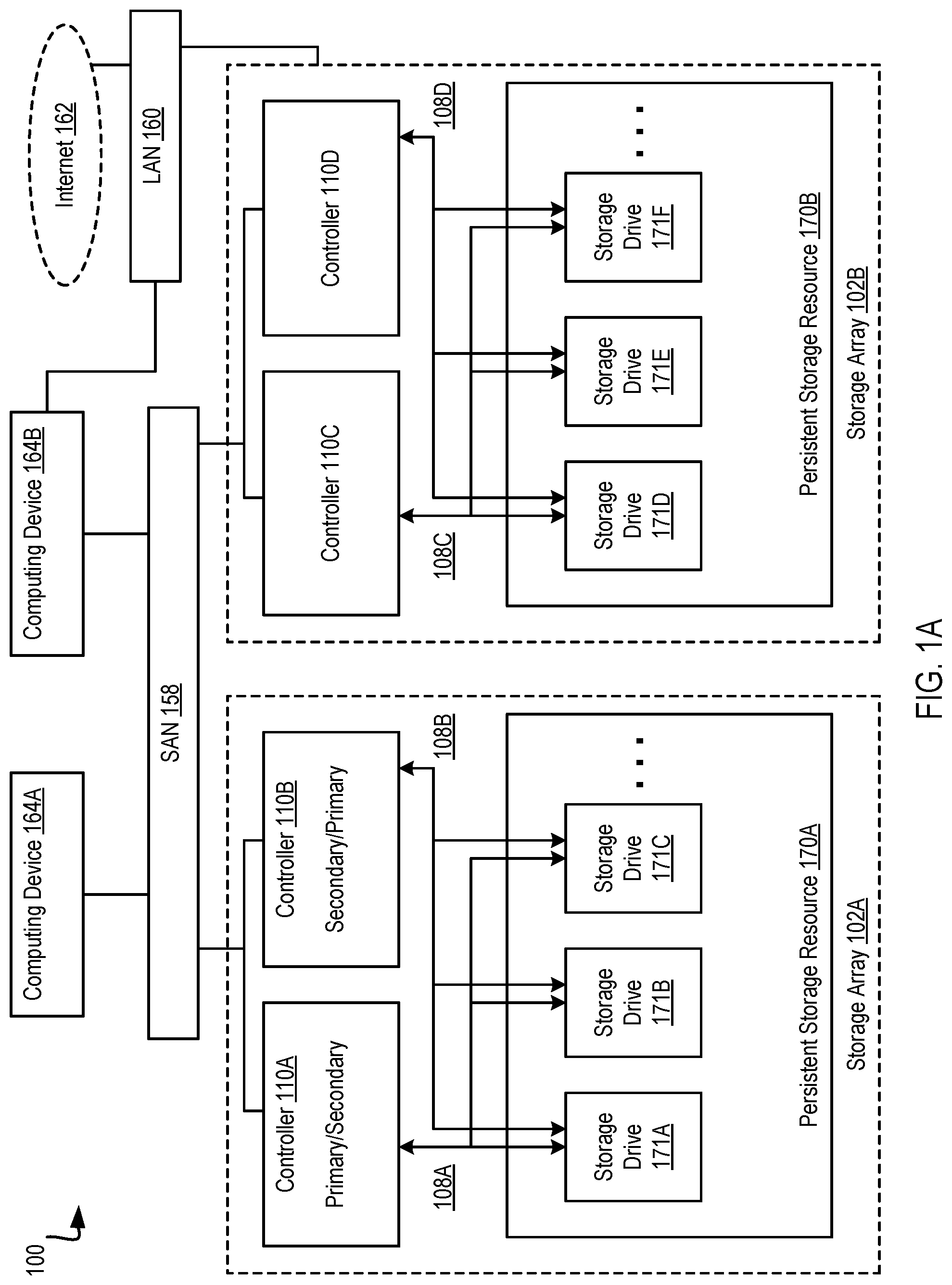 Patent US12366972 — Allocation of differing erase block sizes — Figure 1