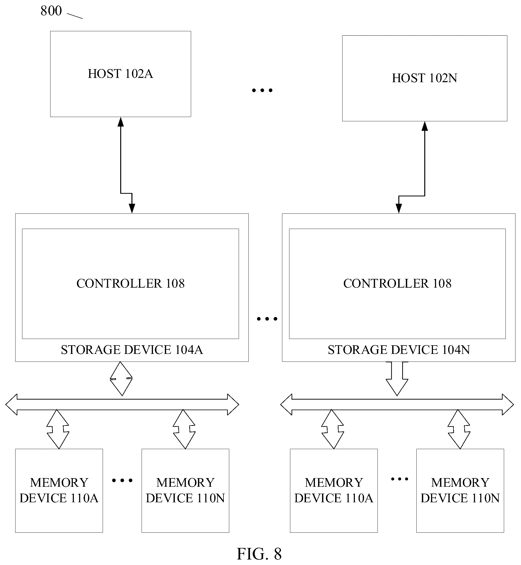 Patent US12366976 Figure 8 – Converting a solid-state drive operating in a first mode to another solid-state drive operating in a second mode