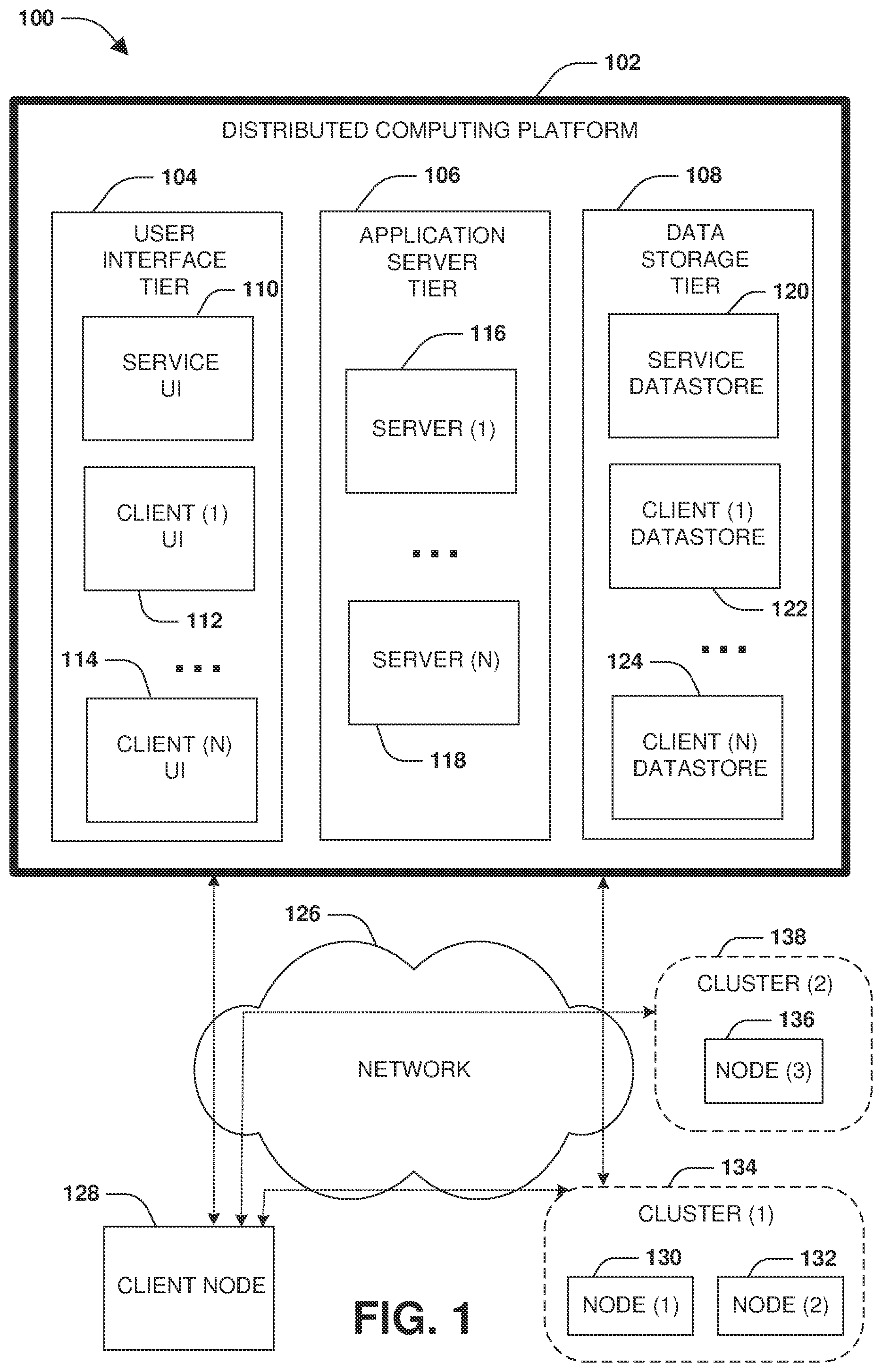 Patent US12366982 Figure 1 – Data management across a persistent memory tier and a file system tier