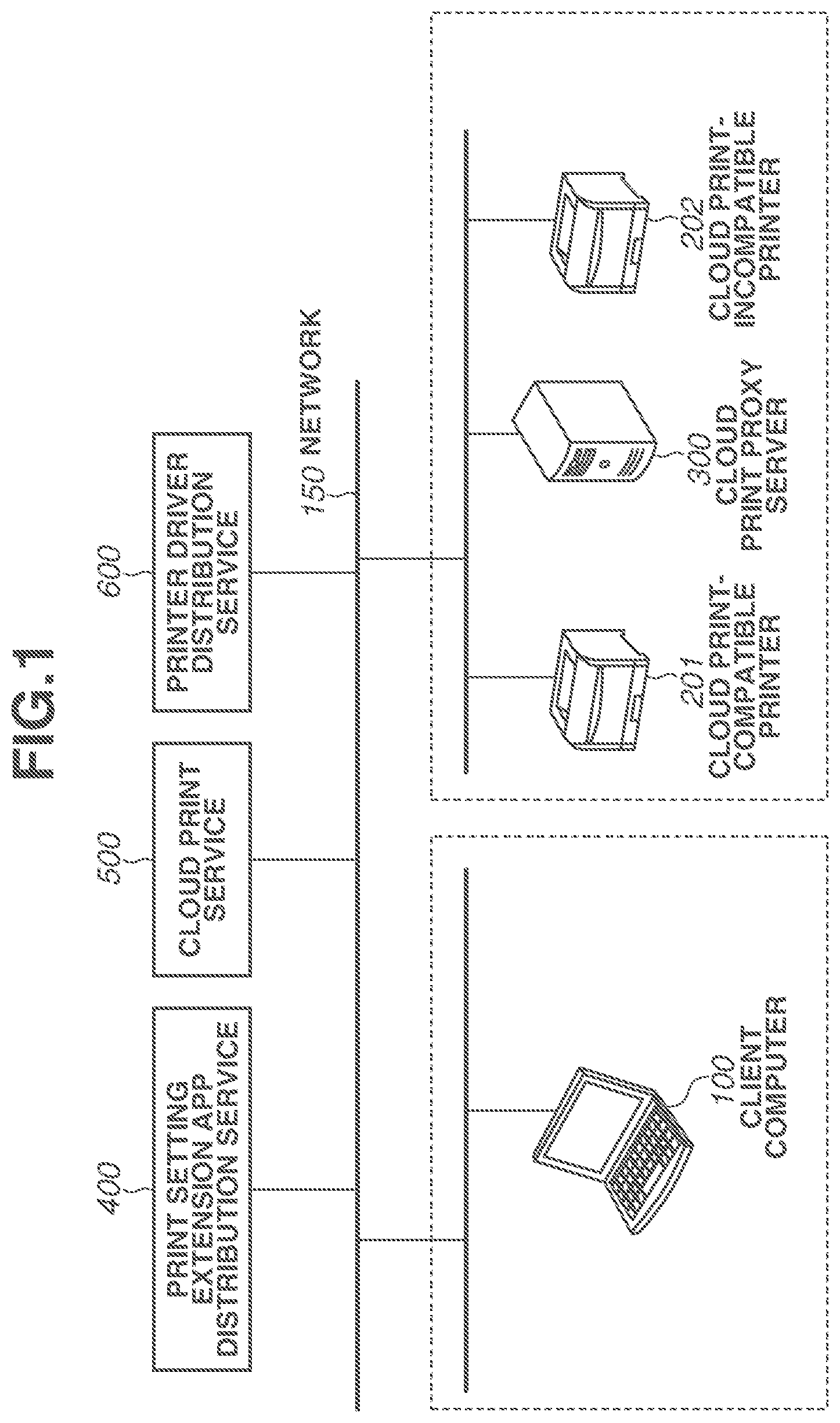 Patent US12367001 — Storage medium, computer, and method related to application for providing print setting screen — Figure 1