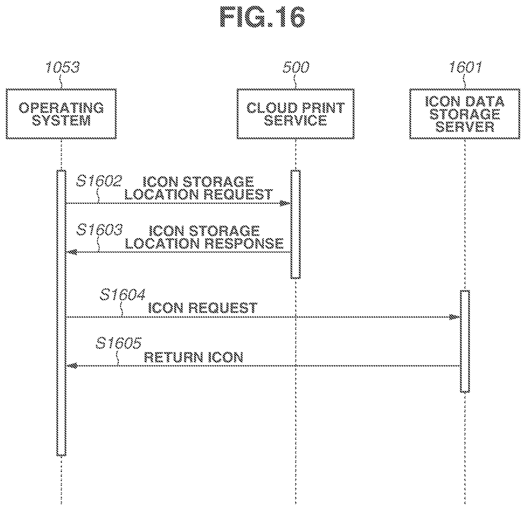 Patent US12367001 Figure 16 – Storage medium, computer, and method related to application for providing print setting screen
