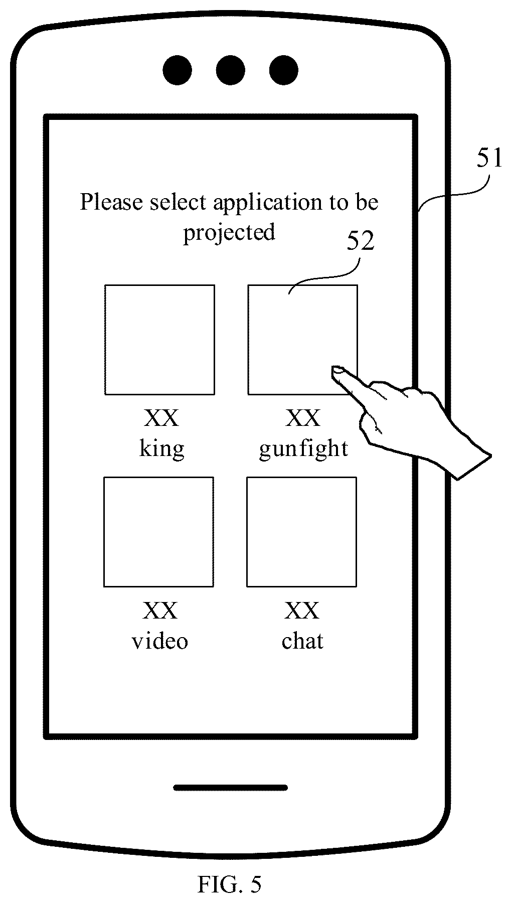 Patent US12367005 Figure 5 – Method for displaying application image, terminal, and non-transitory computer-readable storage medium