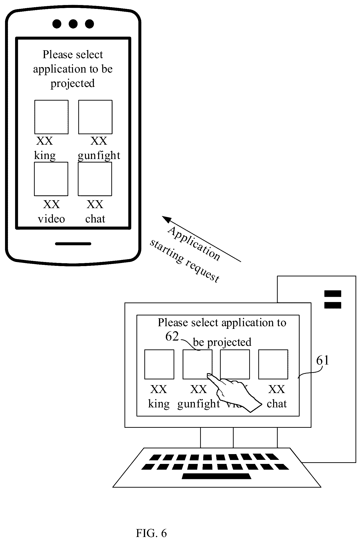 Patent US12367005 Figure 6 – Method for displaying application image, terminal, and non-transitory computer-readable storage medium