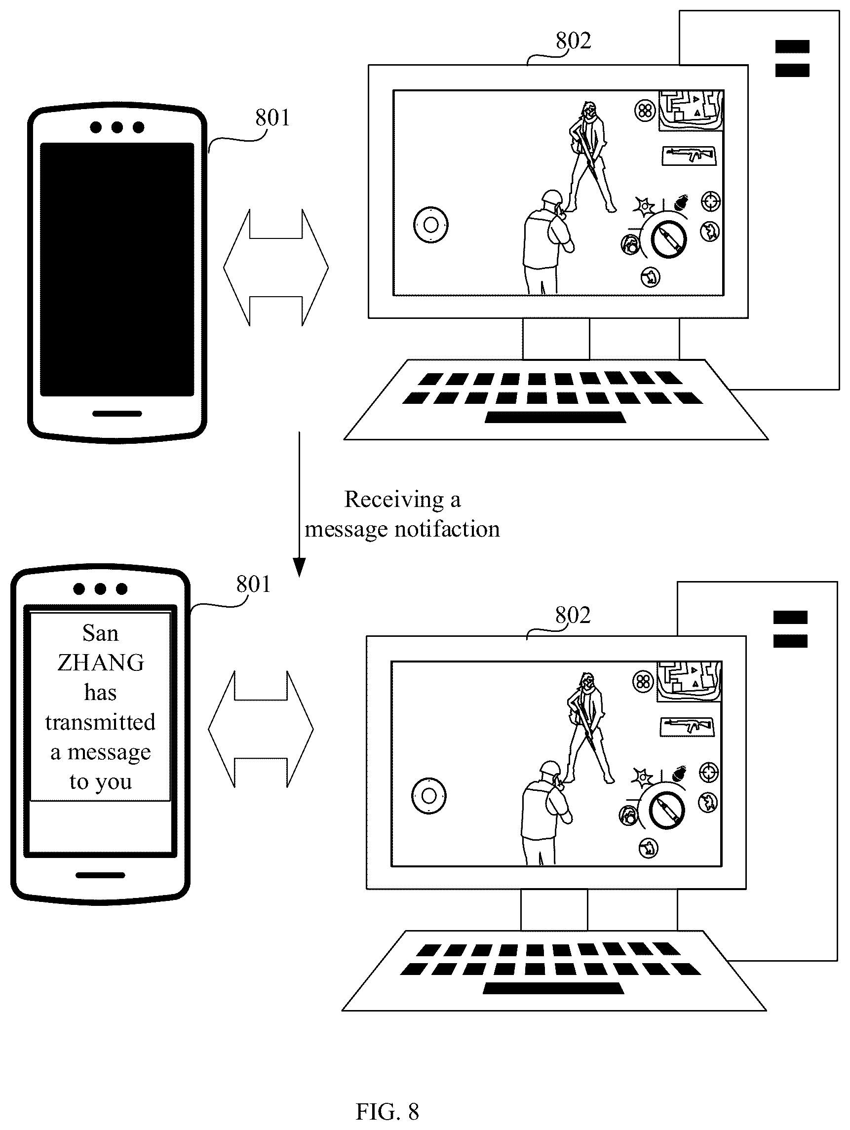 Patent US12367005 Figure 8 – Method for displaying application image, terminal, and non-transitory computer-readable storage medium