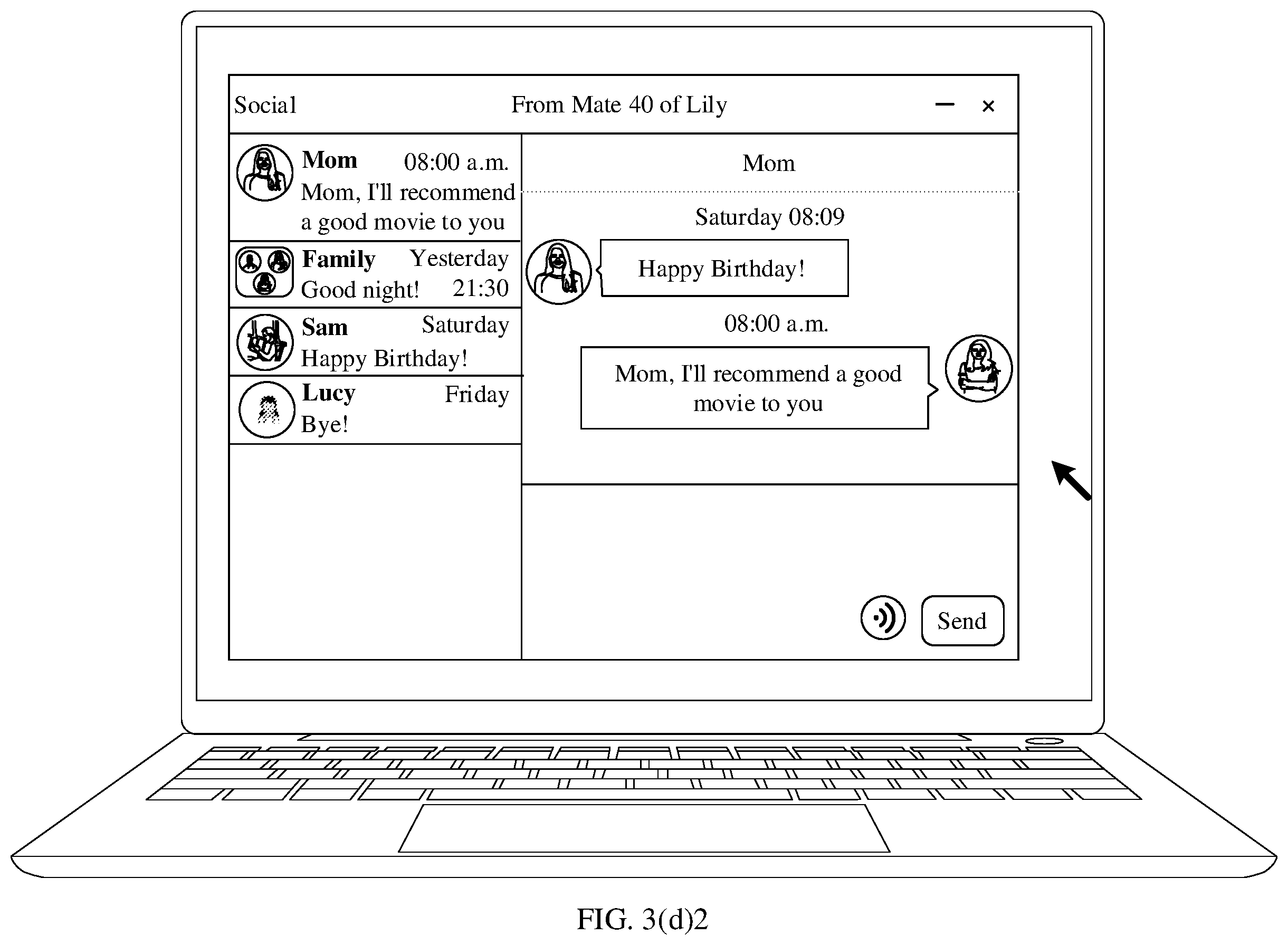 Patent US12367006 Figure 10 – Display method, electronic device, and system