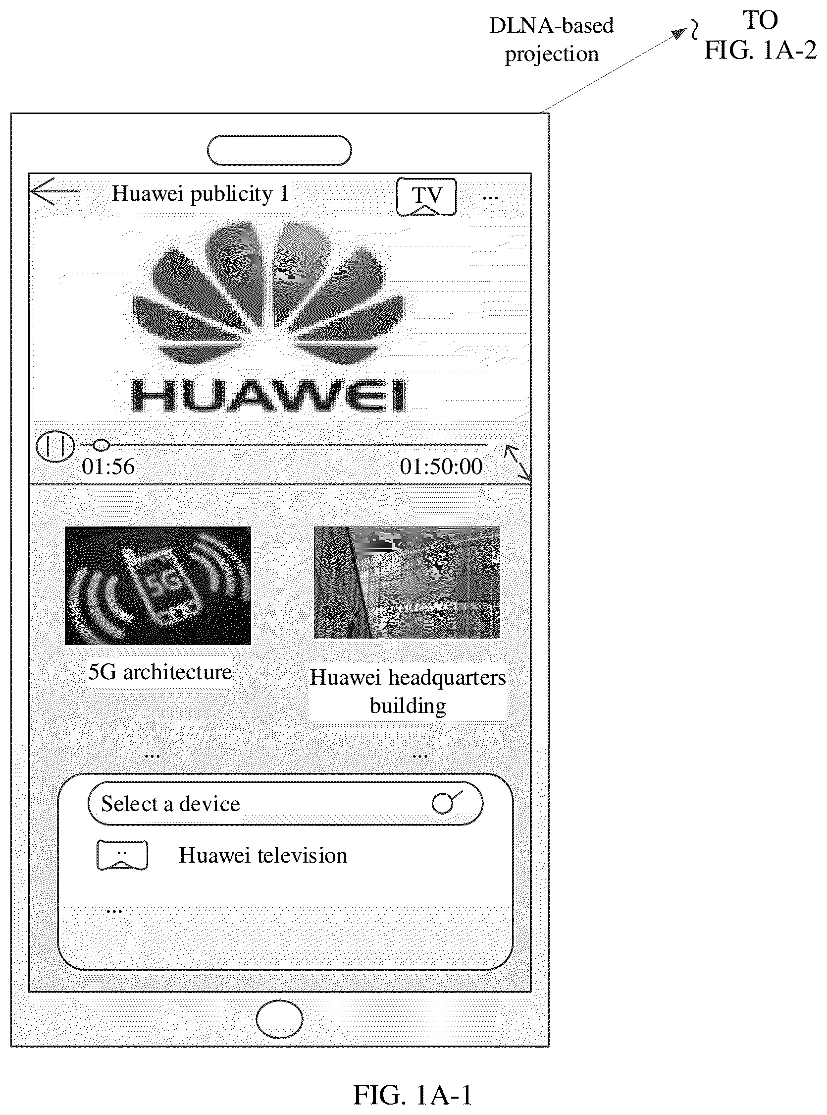 Patent US12367007 Figure 1 – First electronic device, second electronic device, and projection processing method
