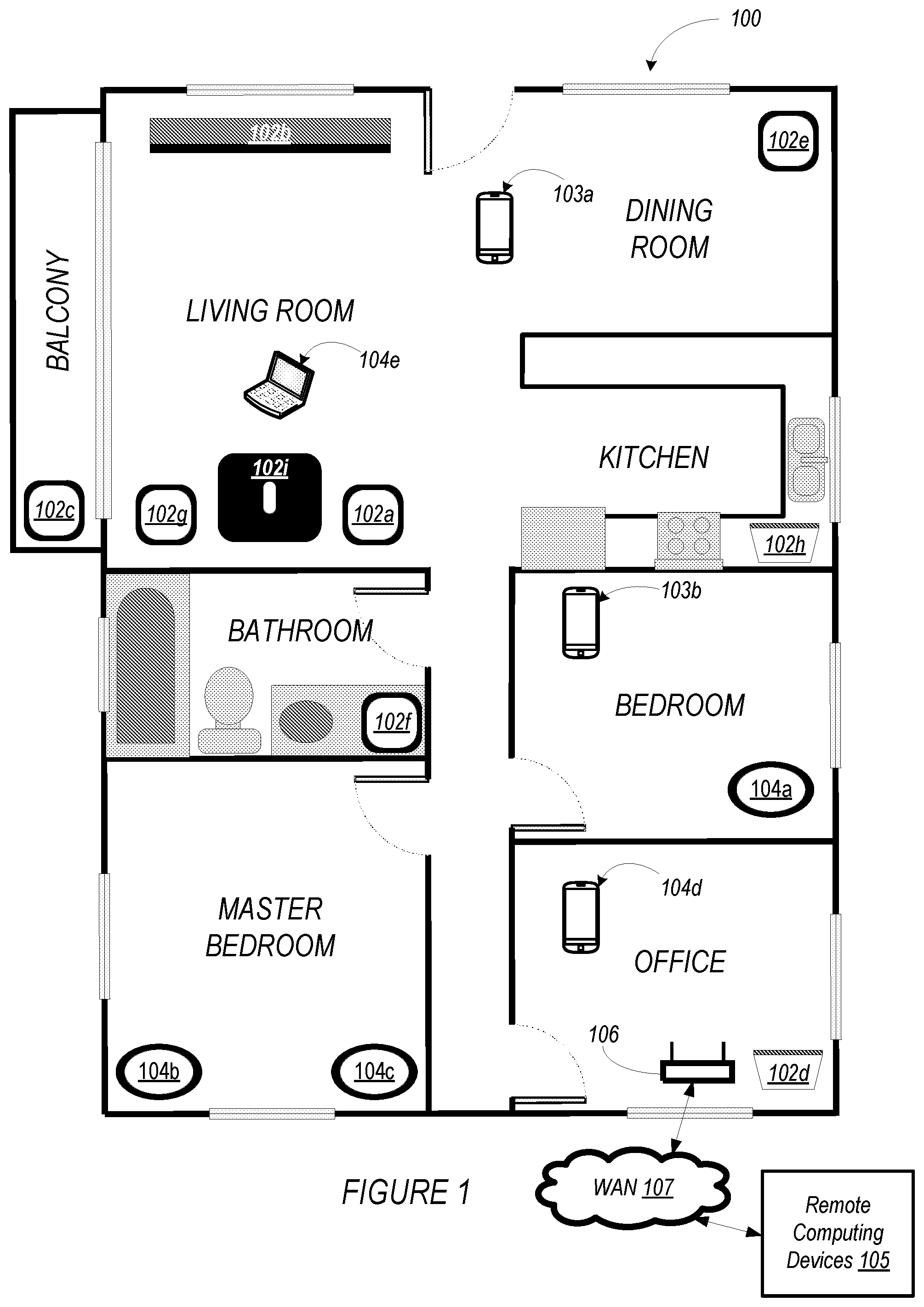 Patent US12367009 Figure 1 – Media playback system with virtual line-in