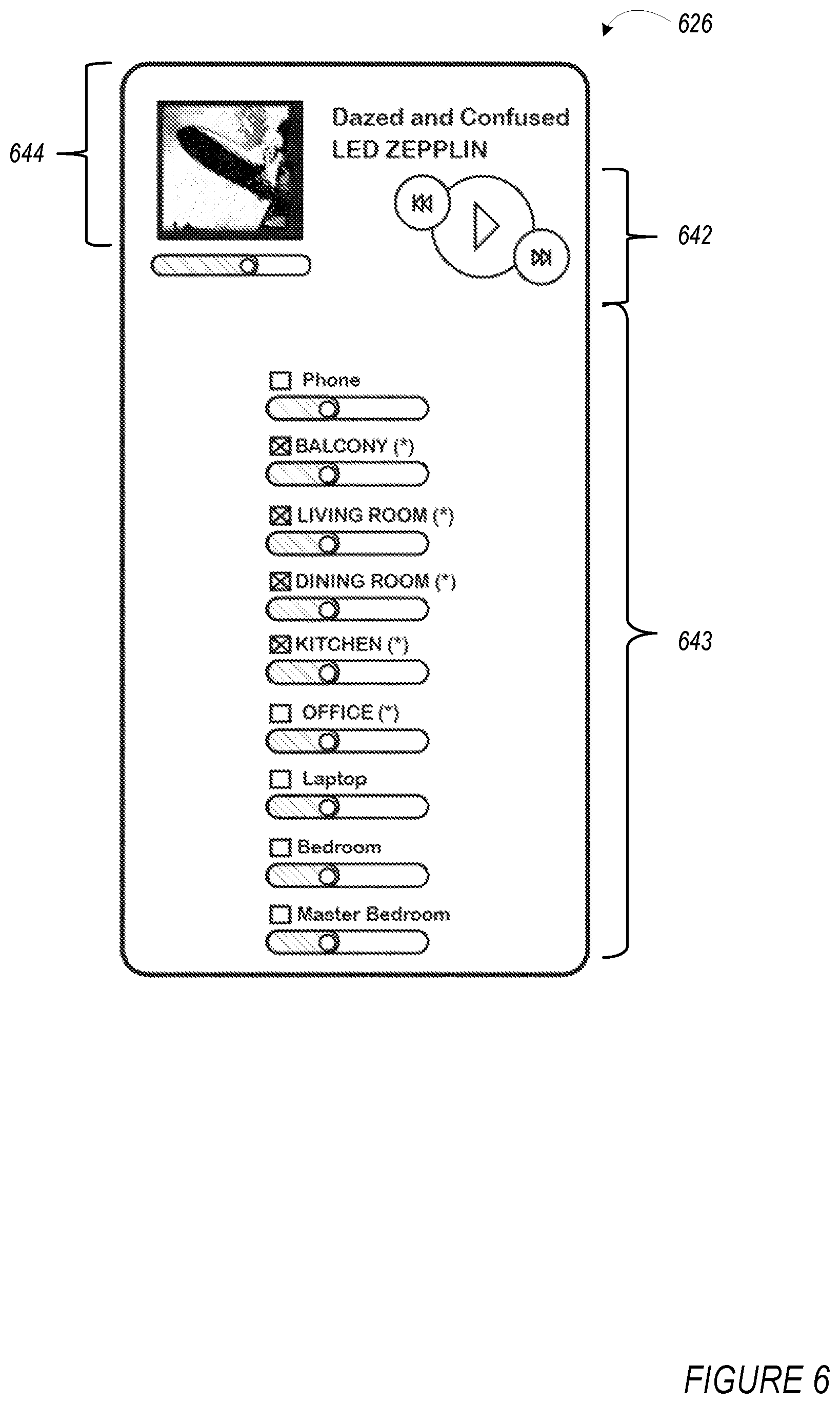 Patent US12367009 Figure 5 – Media playback system with virtual line-in