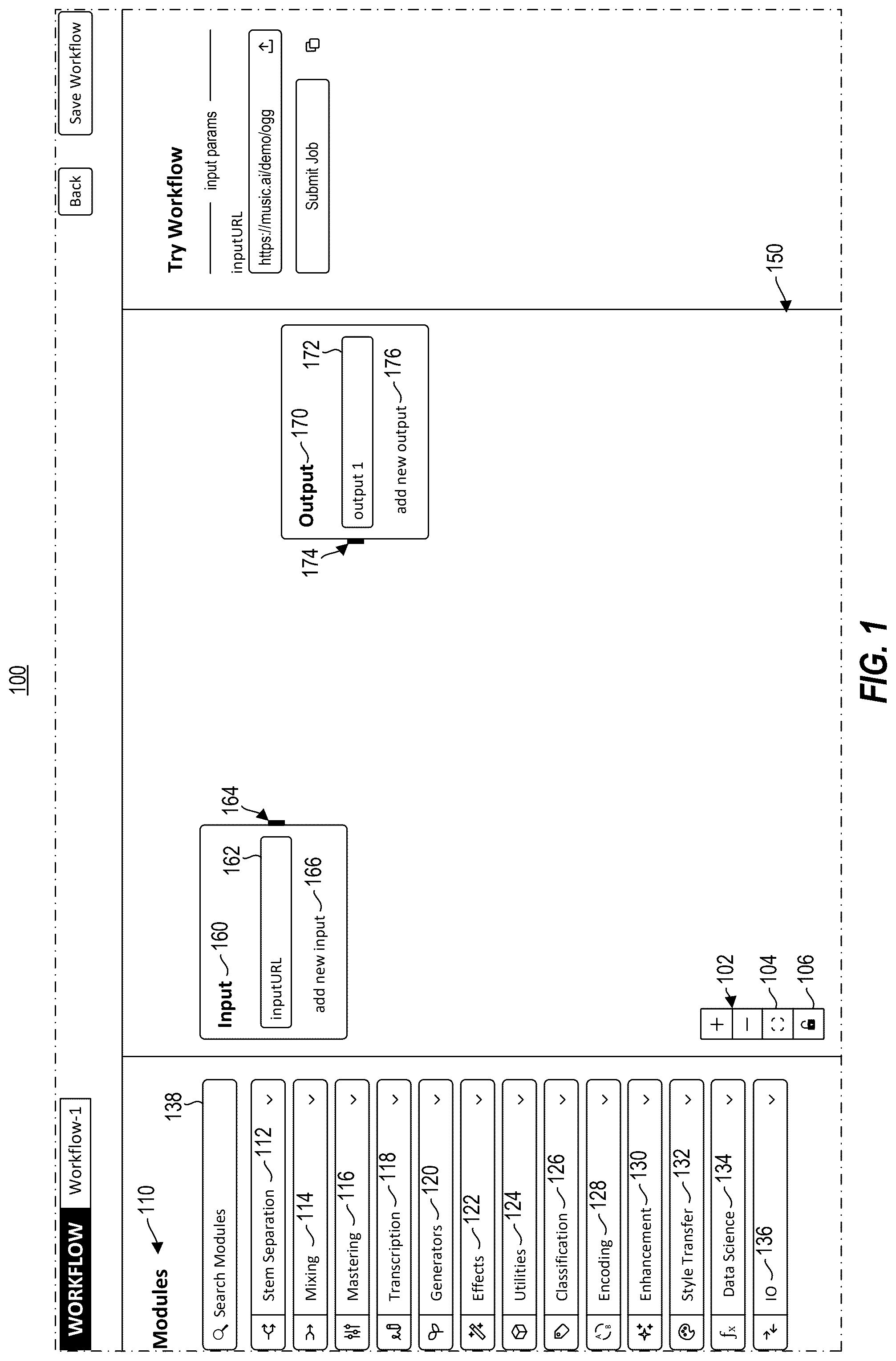 Patent US12367010 Figure 1 – Systems and methods for facilitating audio processing