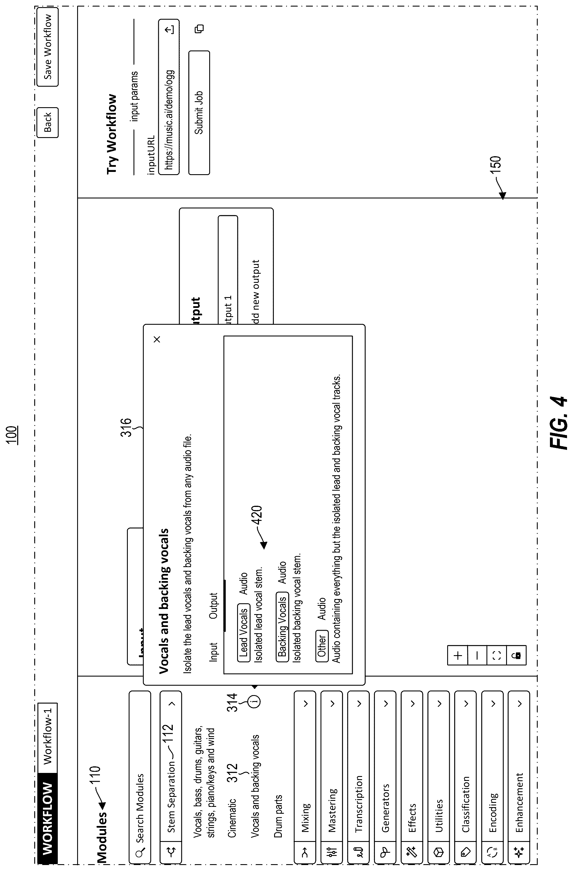 Patent US12367010 Figure 4 – Systems and methods for facilitating audio processing
