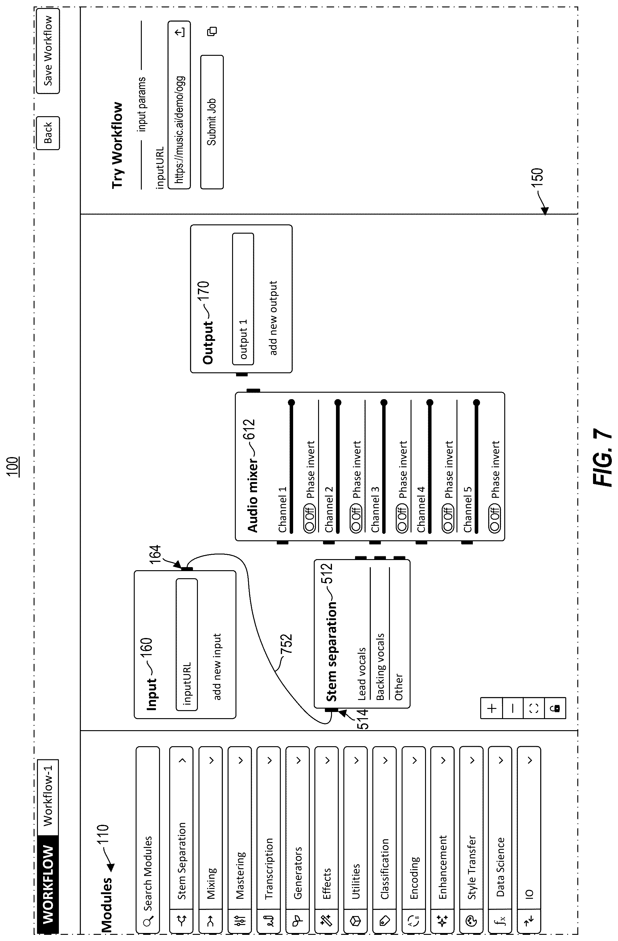 Patent US12367010 Figure 7 – Systems and methods for facilitating audio processing