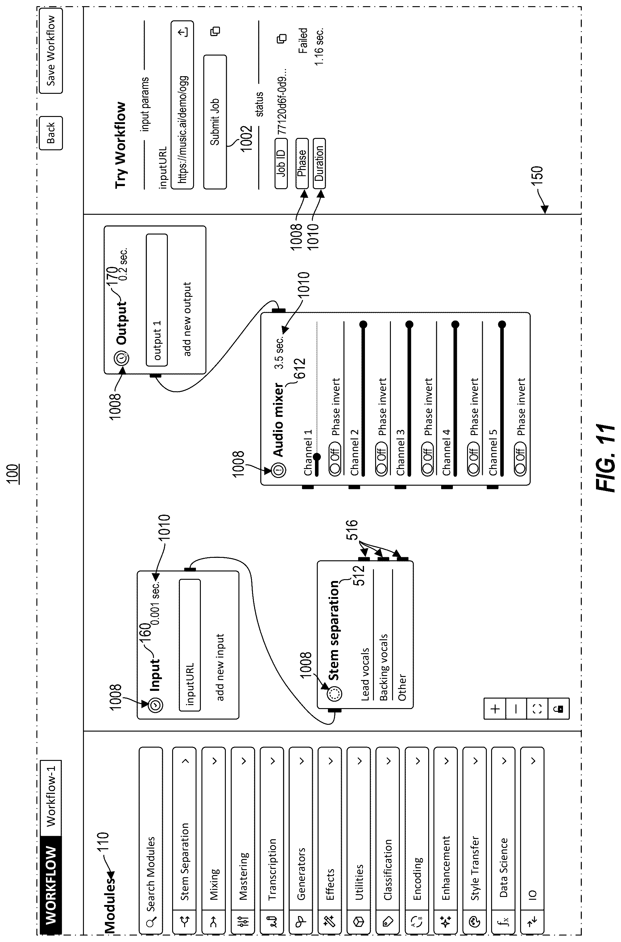 Patent US12367010 Figure 11 – Systems and methods for facilitating audio processing