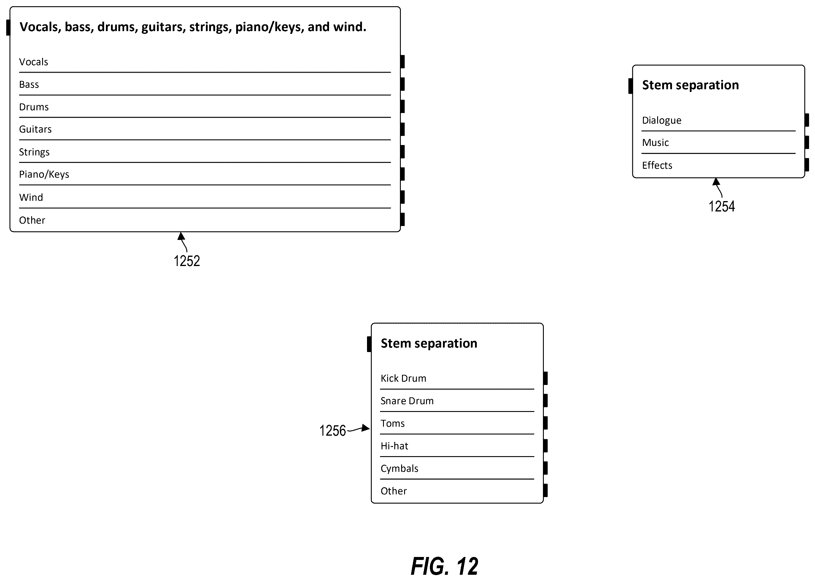 Patent US12367010 Figure 12 – Systems and methods for facilitating audio processing