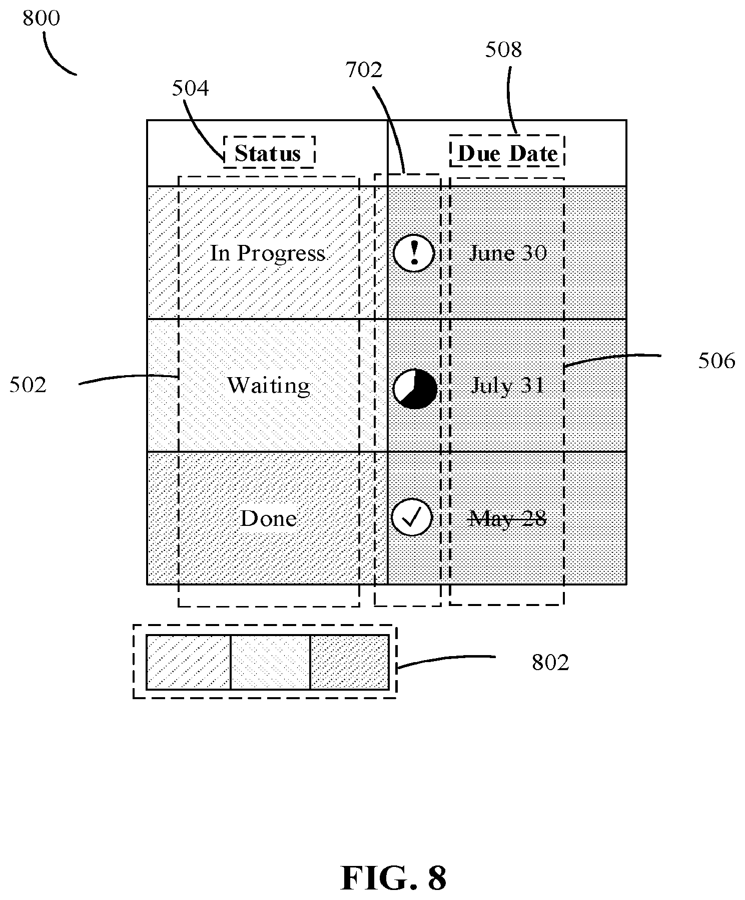 Patent US12367011 Figure 13 – Digital processing systems and methods for cell animations within tables of collaborative work systems