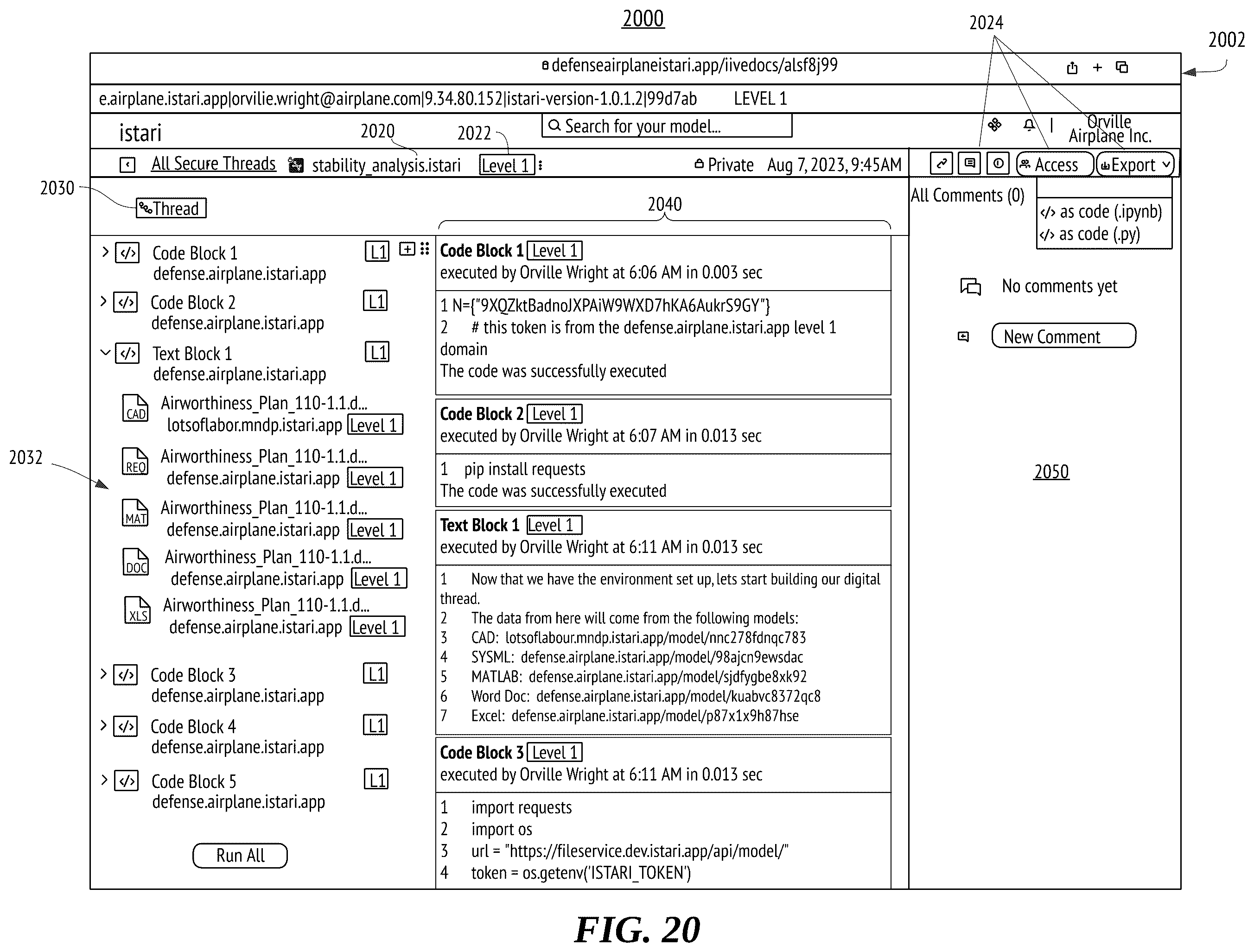 Patent US12367015 Figure 20 – Machine learning engine for workflow enhancement in digital workflows