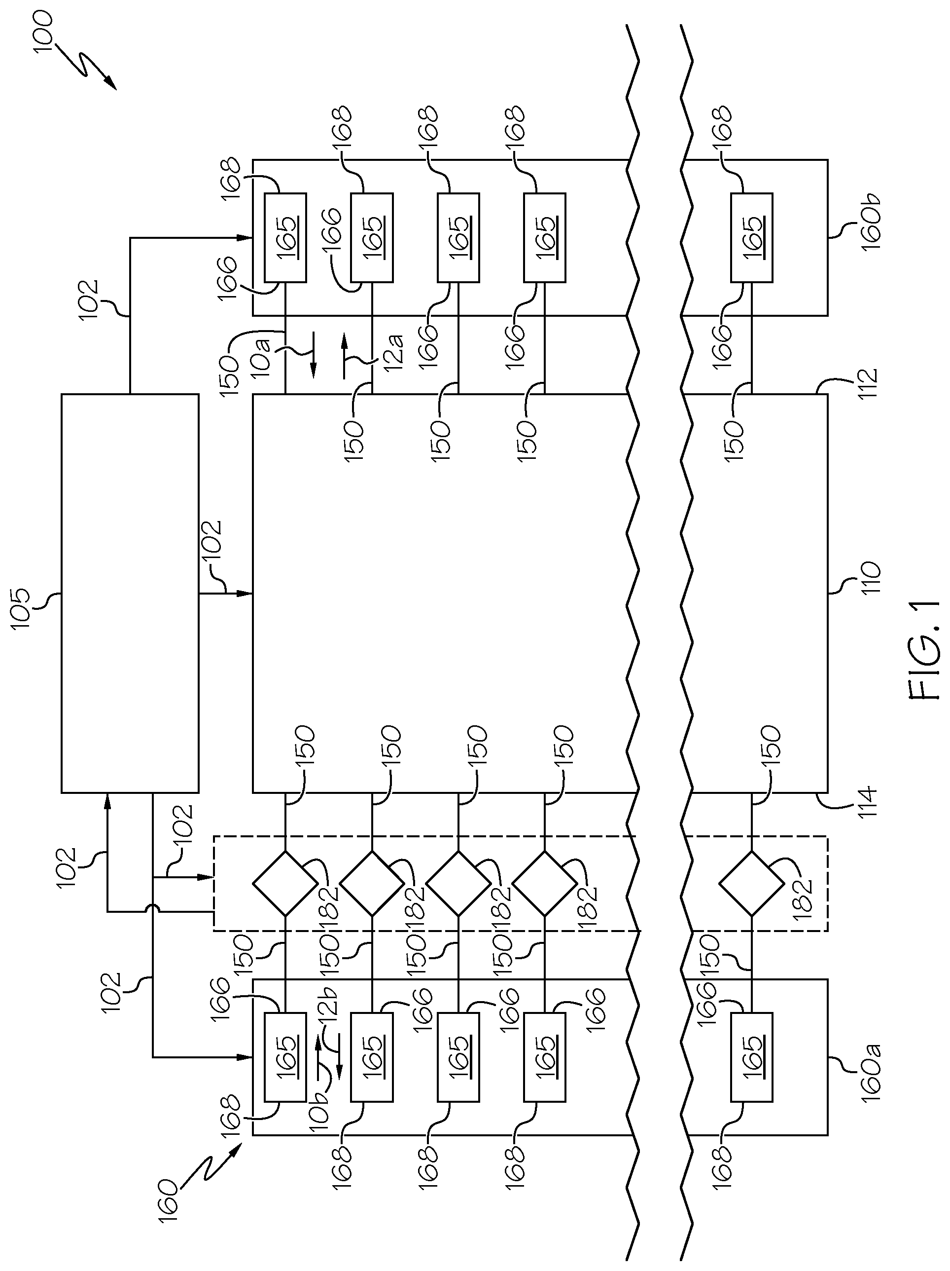 Patent US12367049 Figure 1 – Quantum computing systems having a reconfigurable quantum processing unit