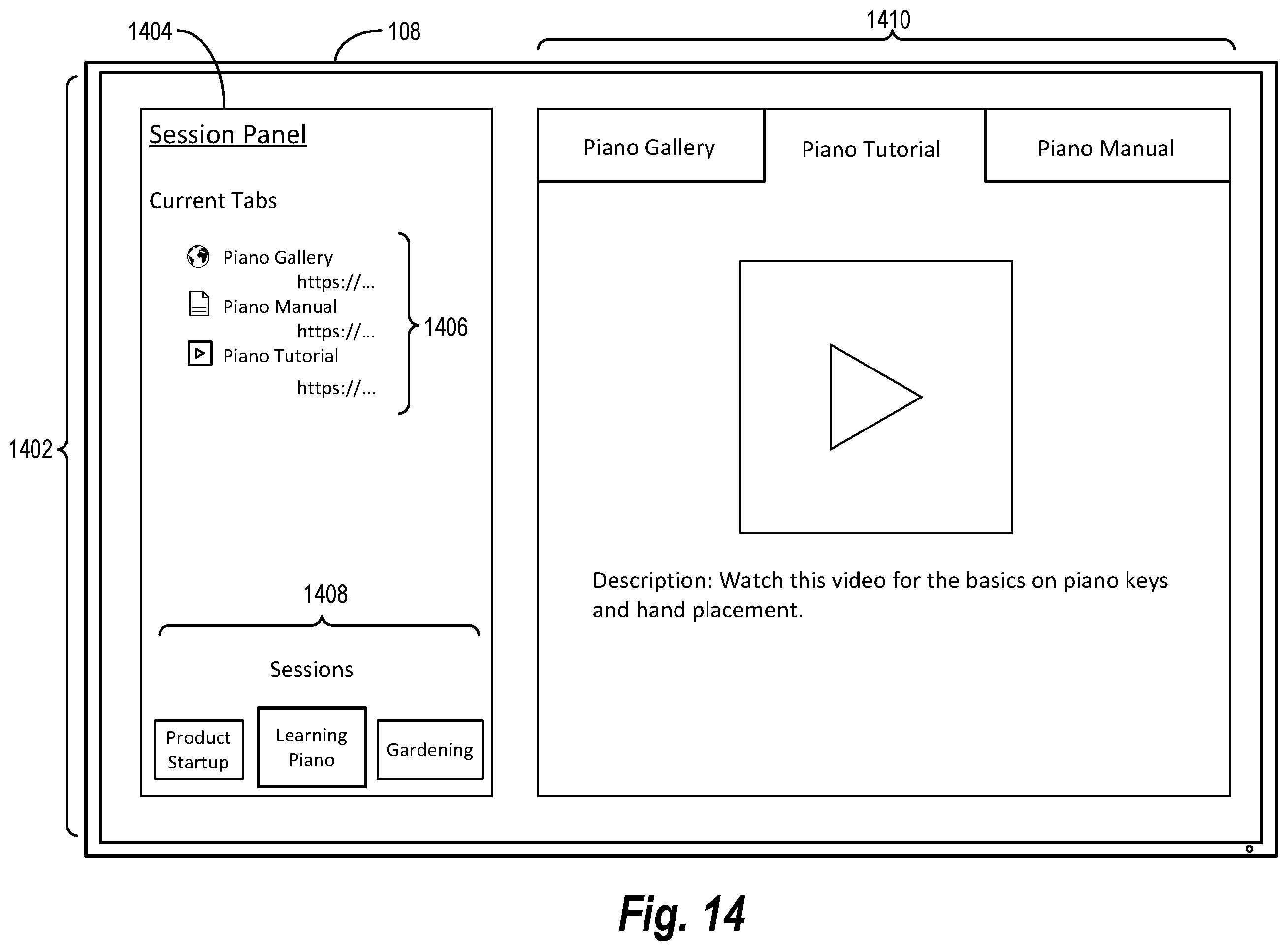 Patent US12367051 Figure 14 – Storing and restoring desktop application scenes