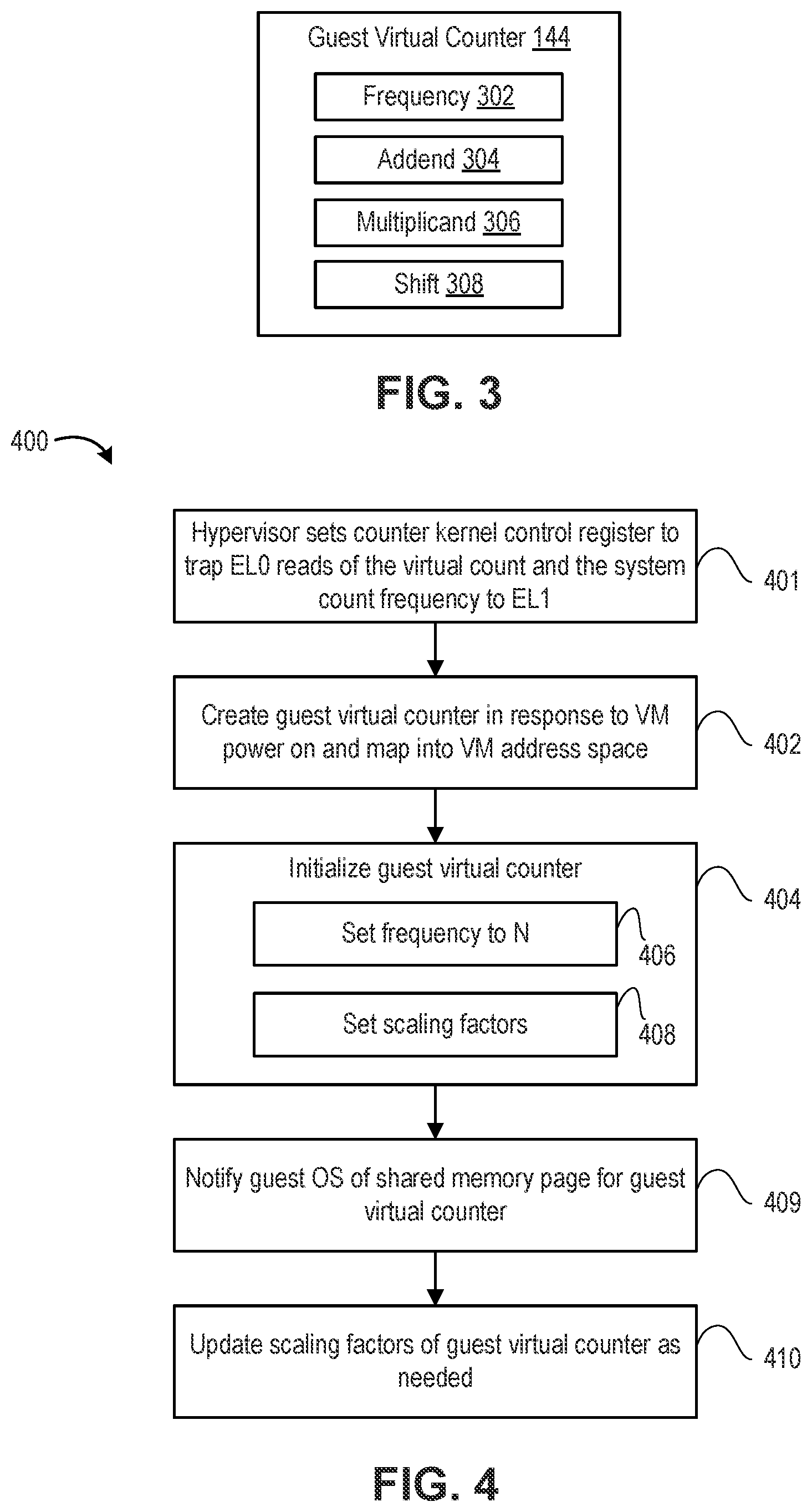Patent US12367057 Figure 3 – Scaling a host virtual counter and timer in a virtualized computer system