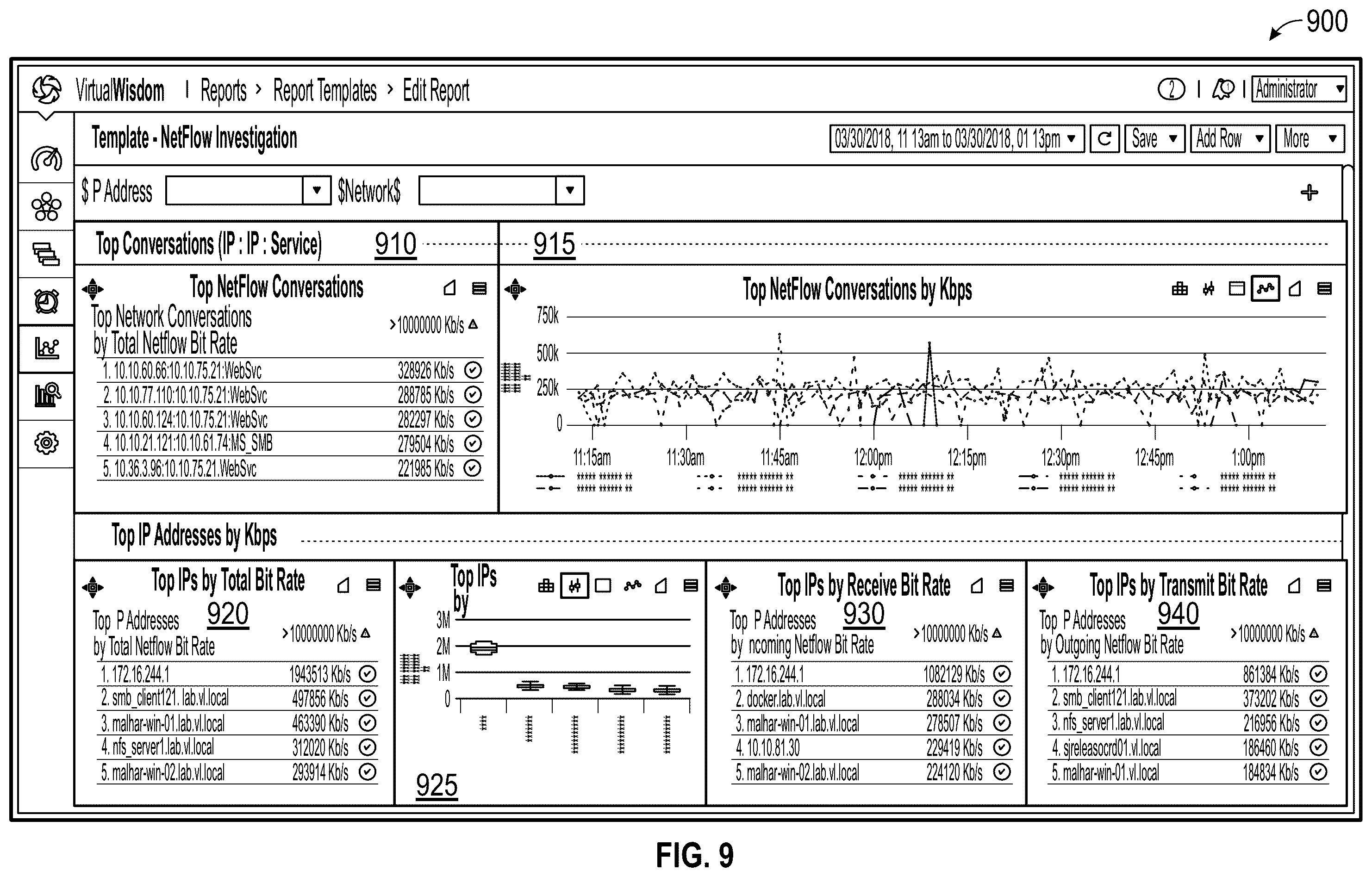 Patent US12367060 Figure 9 – System and method of flow source discovery