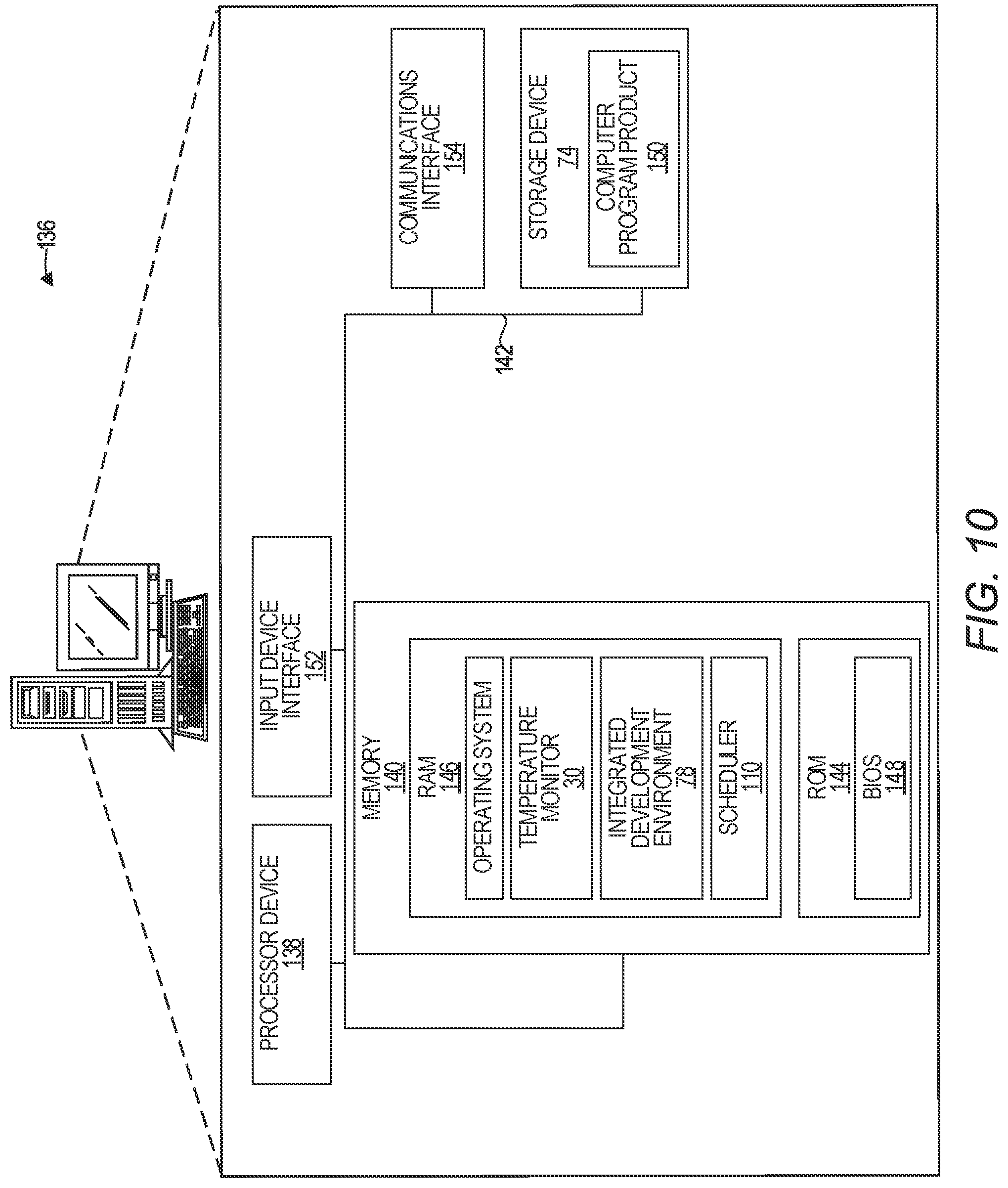 Patent US12367071 Figure 10 – Quantum computing system heat orchestration