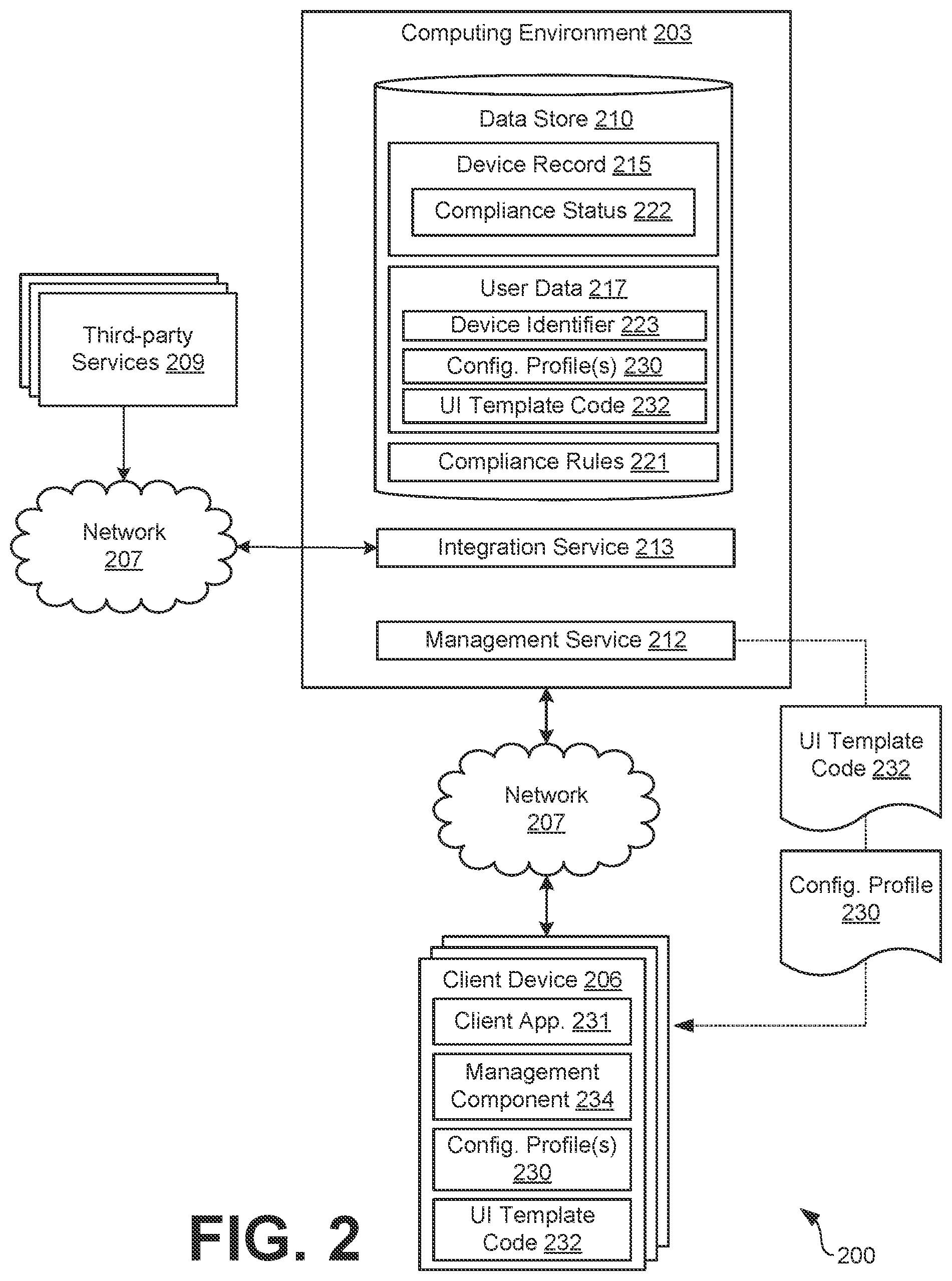 Patent US12367082 Figure 6 – Dynamically integrating a client application with third-party services