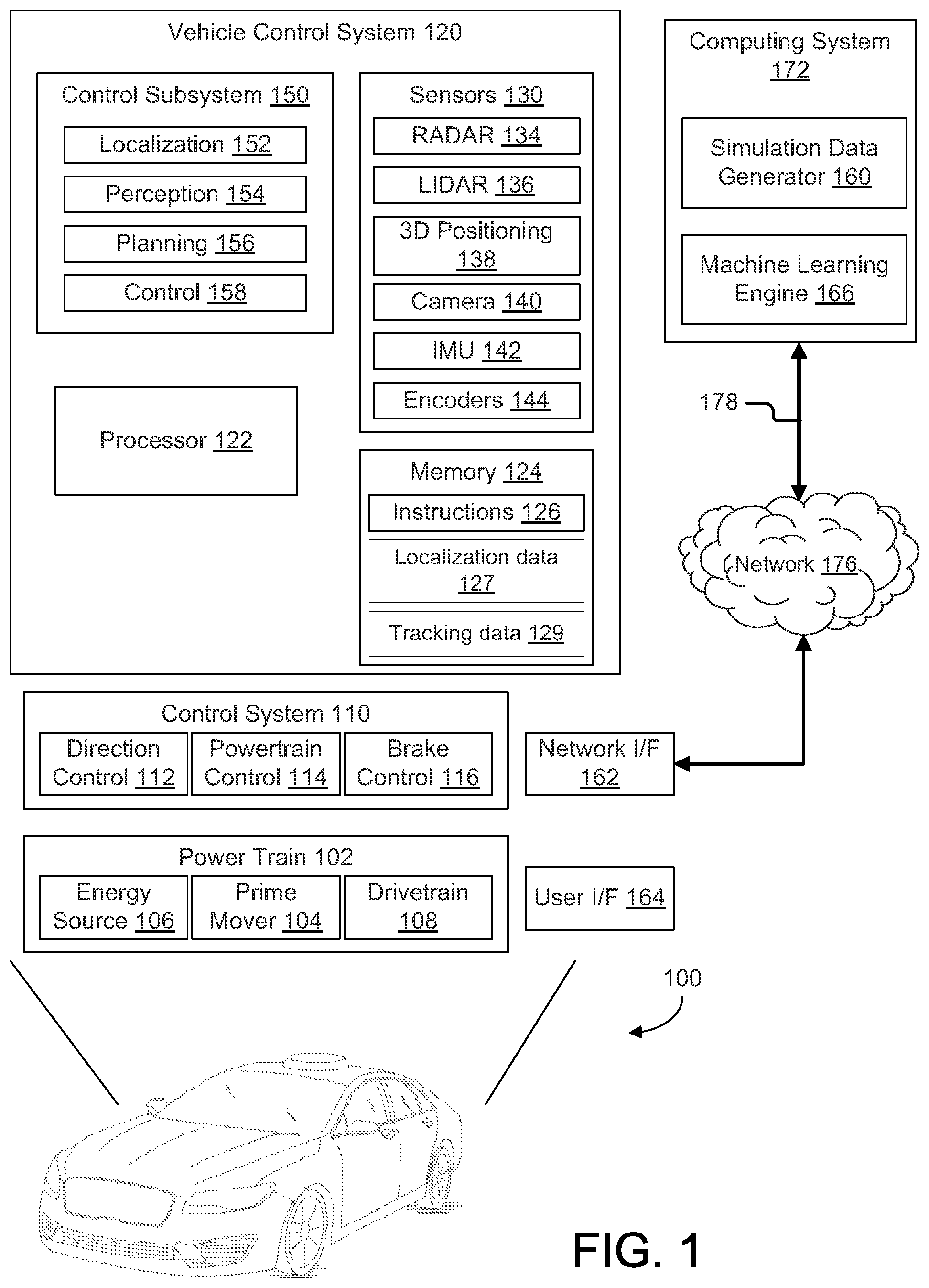 Patent US12367086 Figure 1 – Generating autonomous vehicle simulation data from logged data