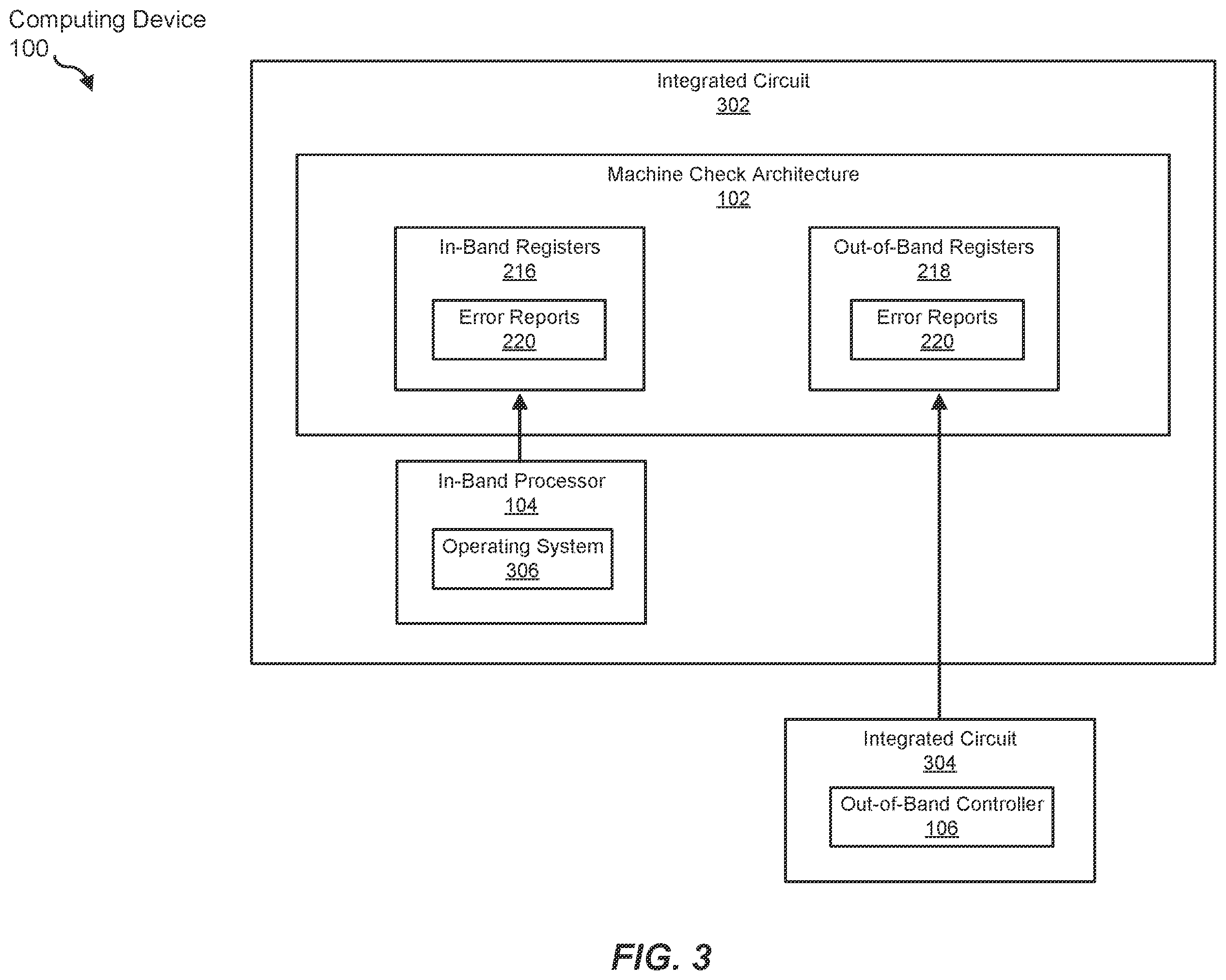 Patent US12367095 Figure 3 – Devices, systems, and methods for out-of-band delivery of error reports