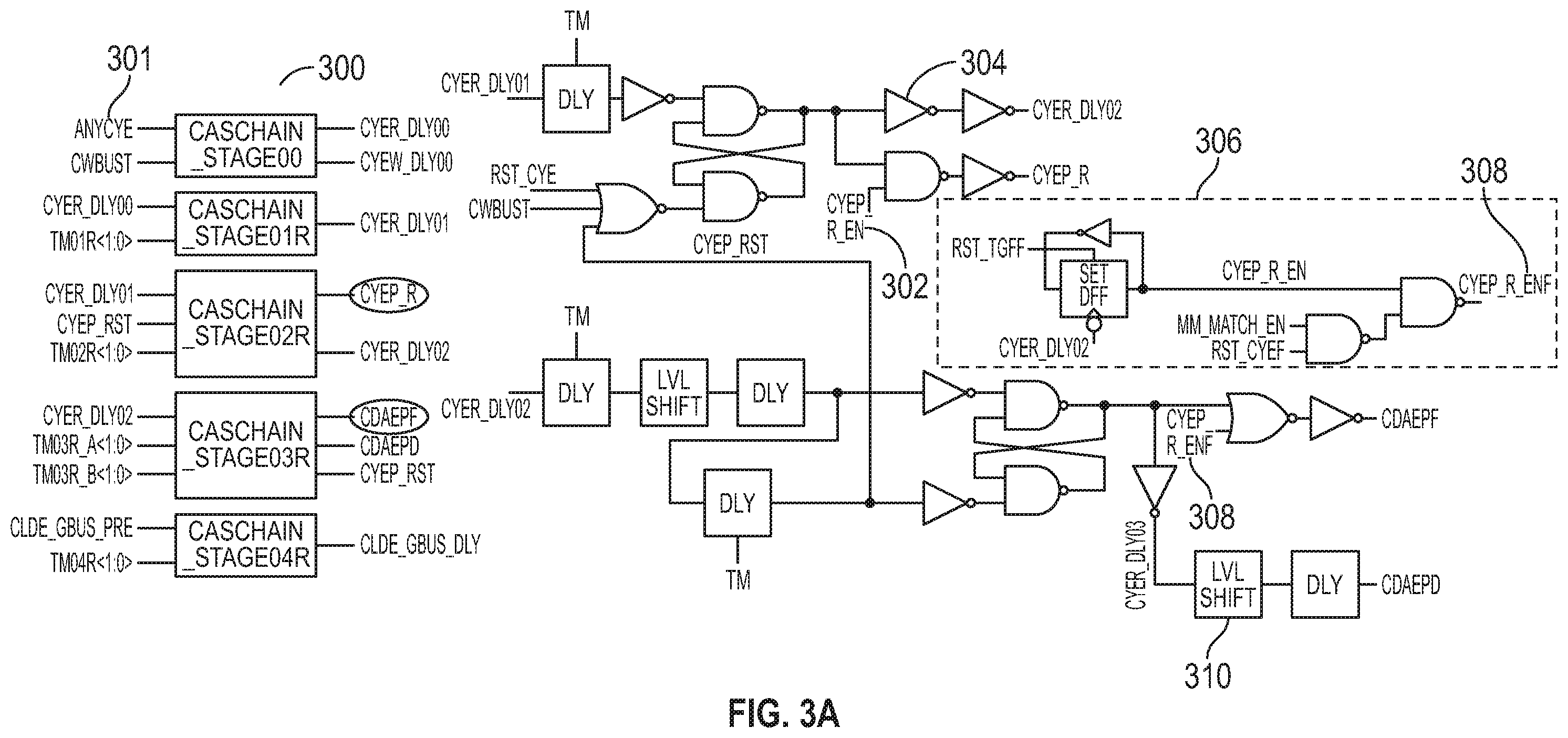 Patent US12367132 Figure 3 – Read control signal generation for memory