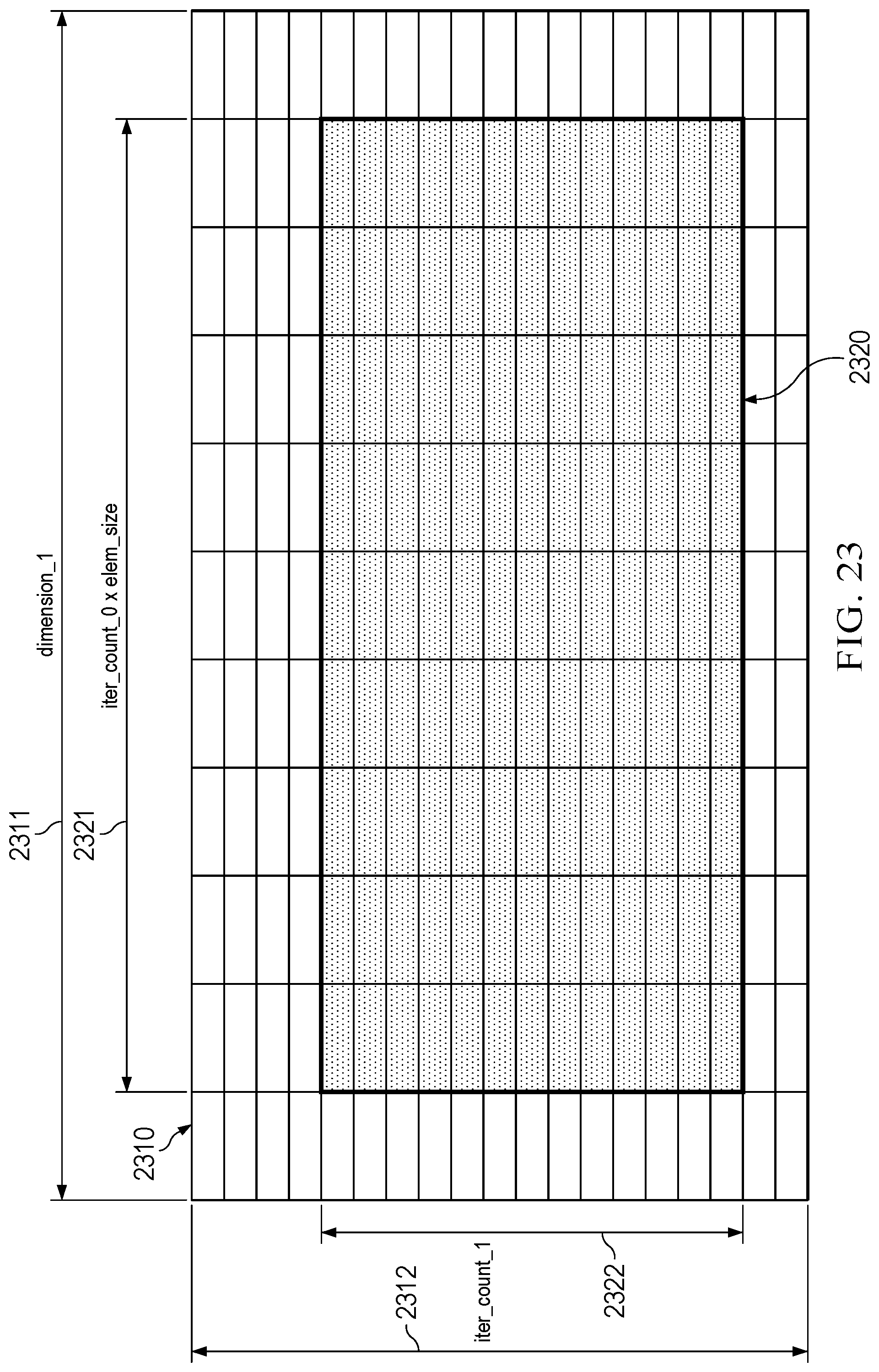 Patent US12367147 Figure 11 – Padding and suppressing rows and columns of data