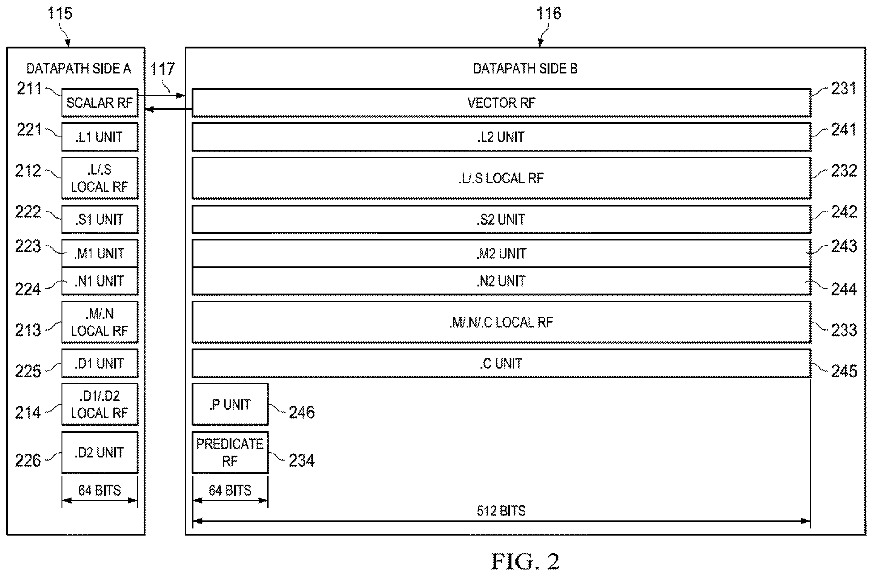 Patent US12367150 Figure 2 – Streaming engine with early and late address and loop count registers to track architectural state