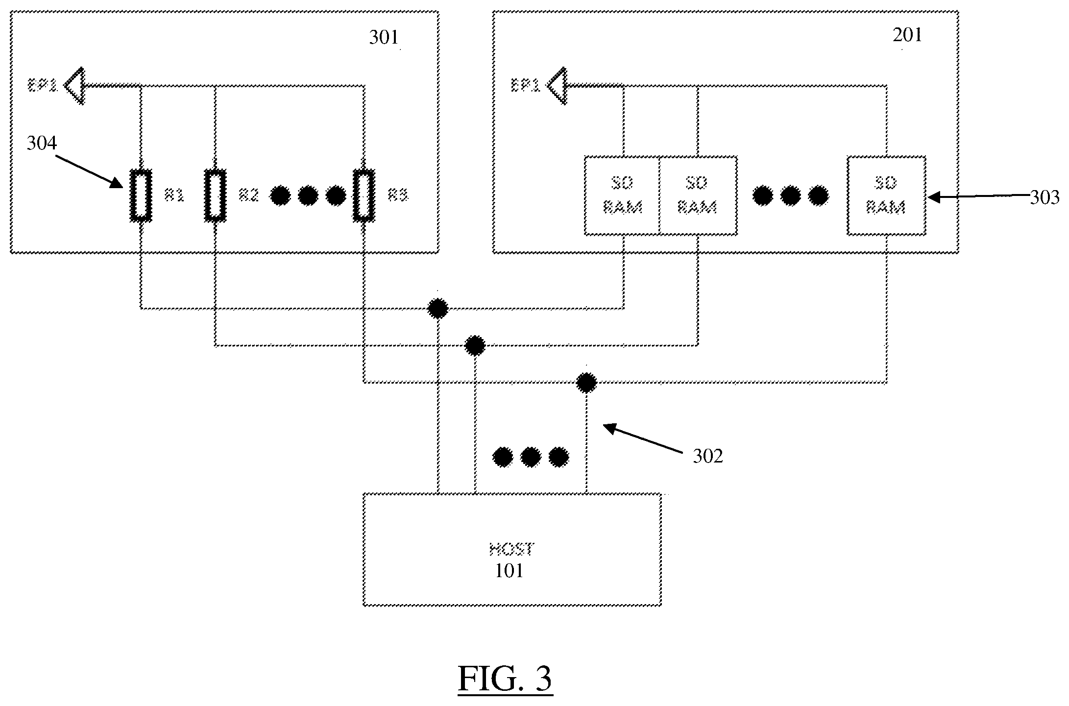 Patent US12367168 Figure 5 – High-speed DIMM slot terminator