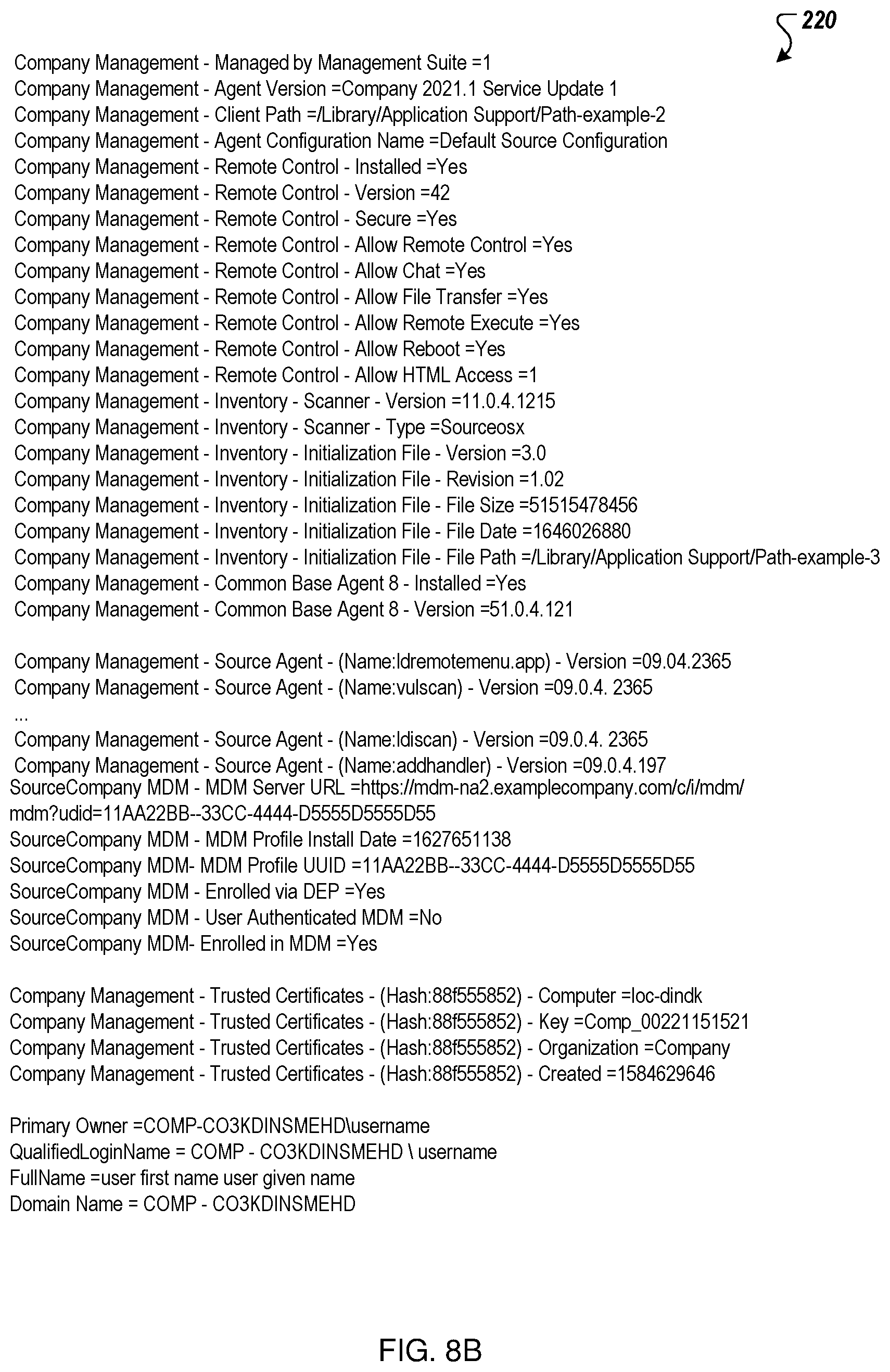 Patent US12367199 Figure 9 – Endpoint scan and profile generation