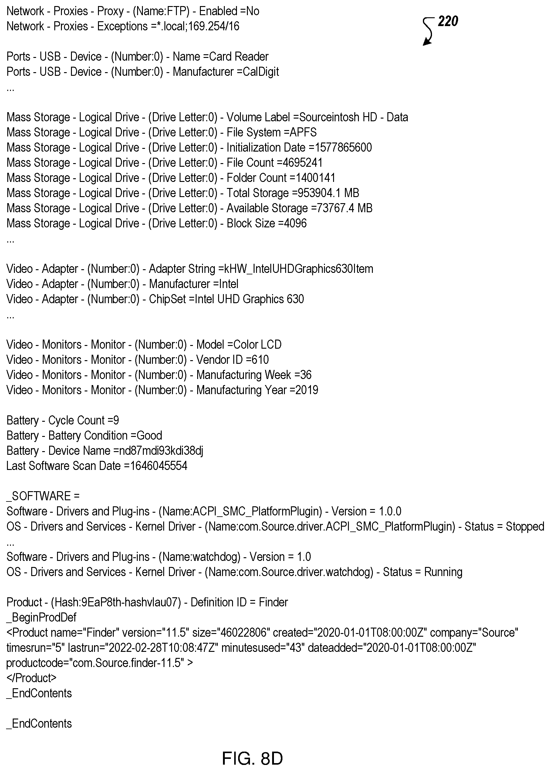 Patent US12367199 Figure 11 – Endpoint scan and profile generation