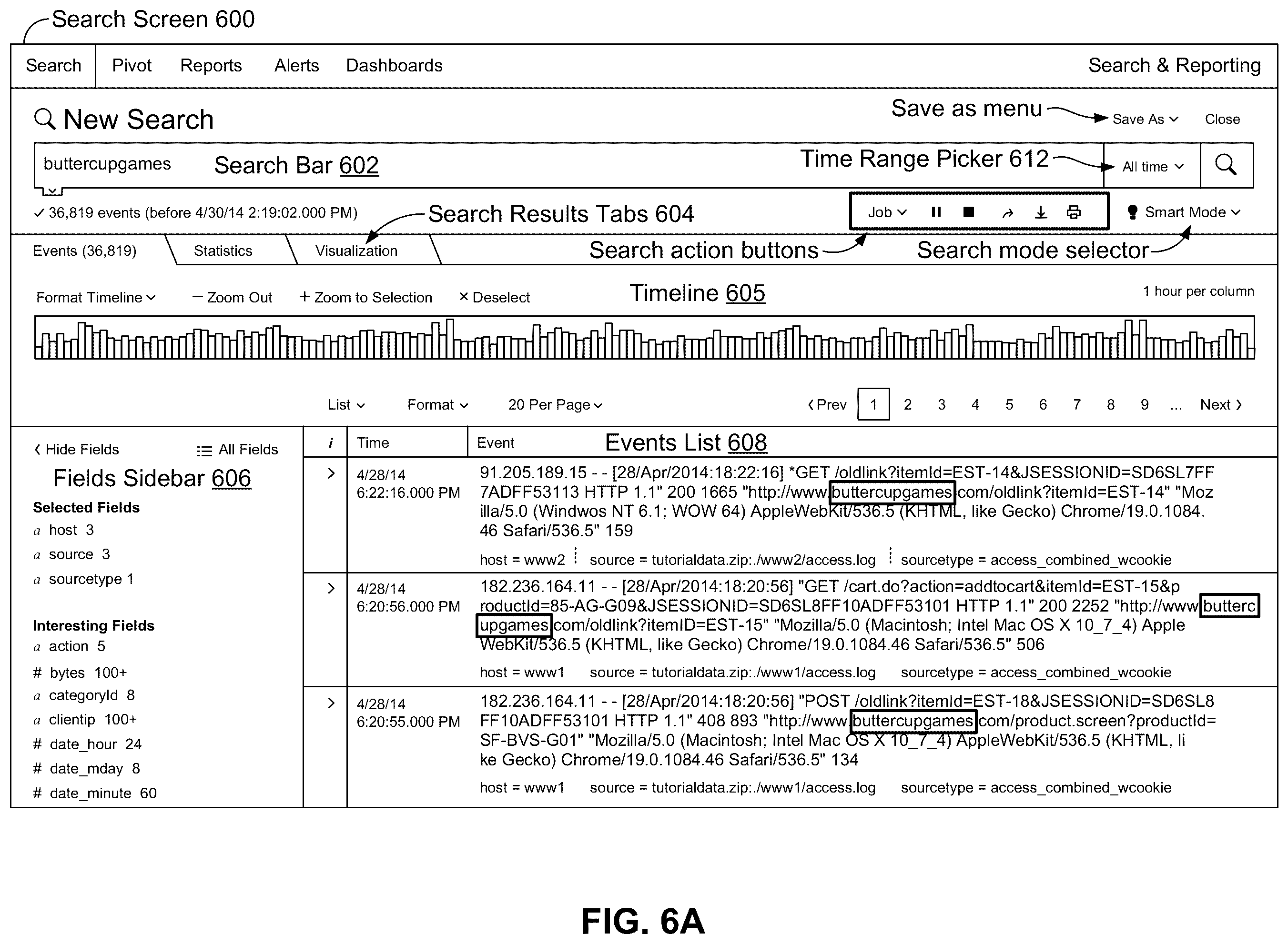 Patent US12367205 Figure 6 – Maintaining archive and cut-off dates for querying a data store