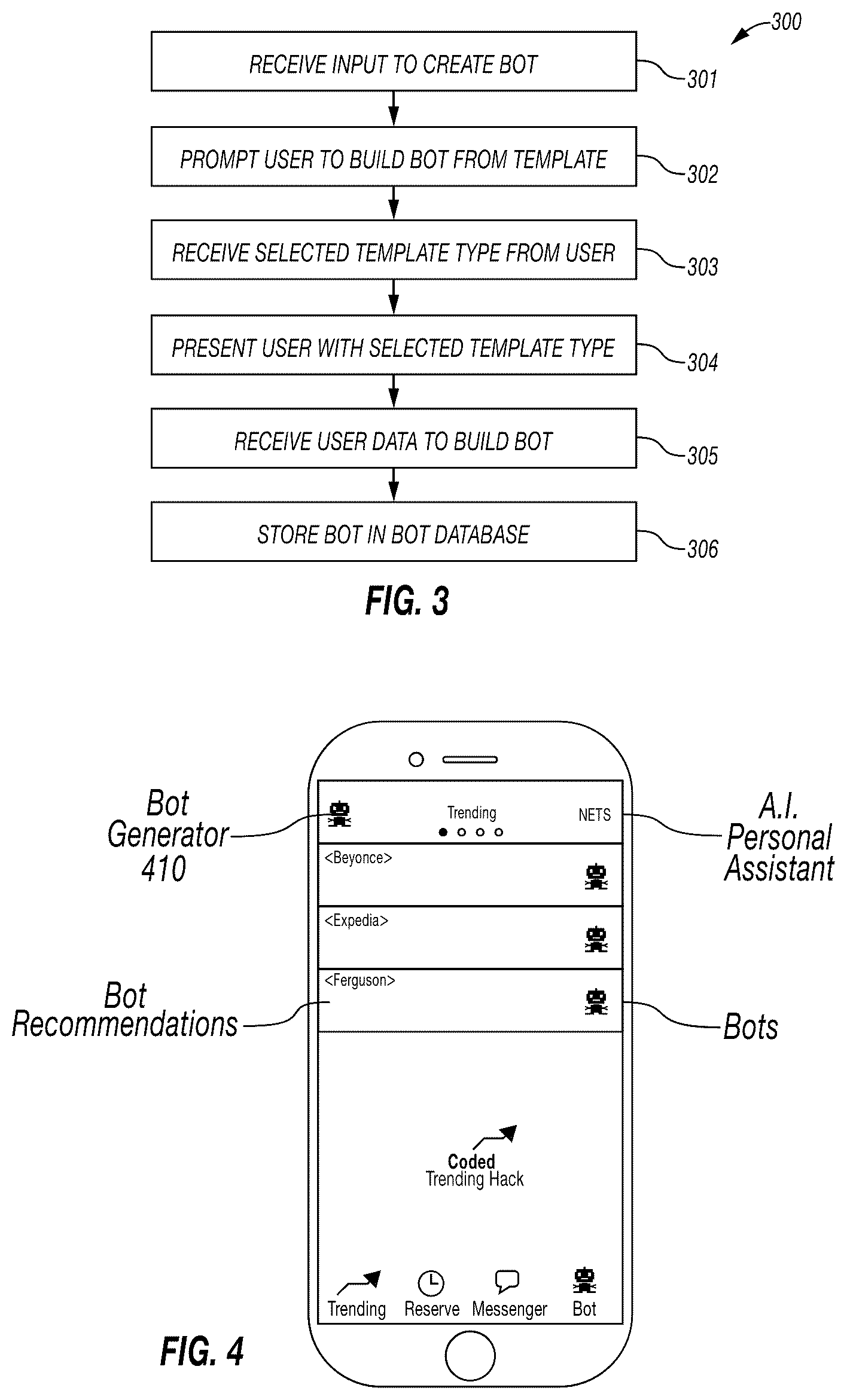Patent US12367207 Figure 3 – System and method for creating and sharing bots
