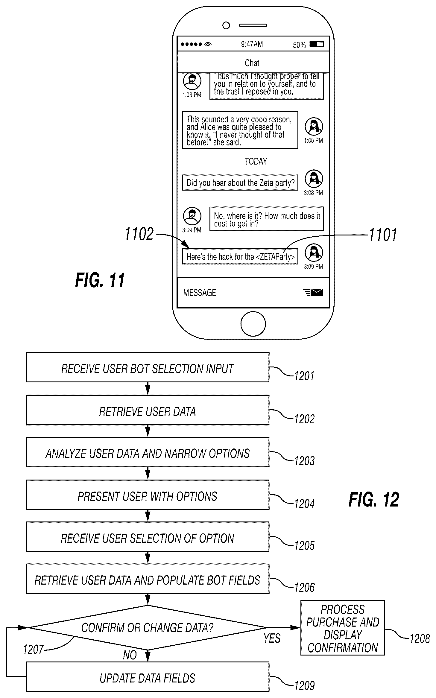 Patent US12367207 Figure 7 – System and method for creating and sharing bots