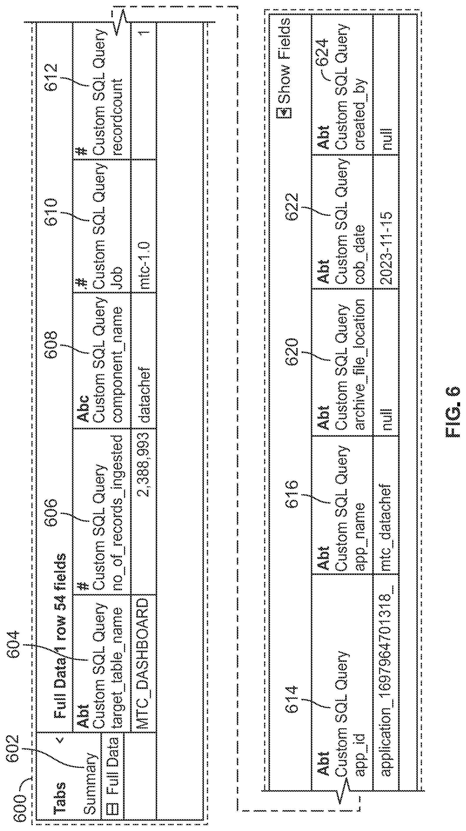 Patent US12367209 Figure 6 – Non-invasive instrumentation and monitoring for massive parallel processing environment