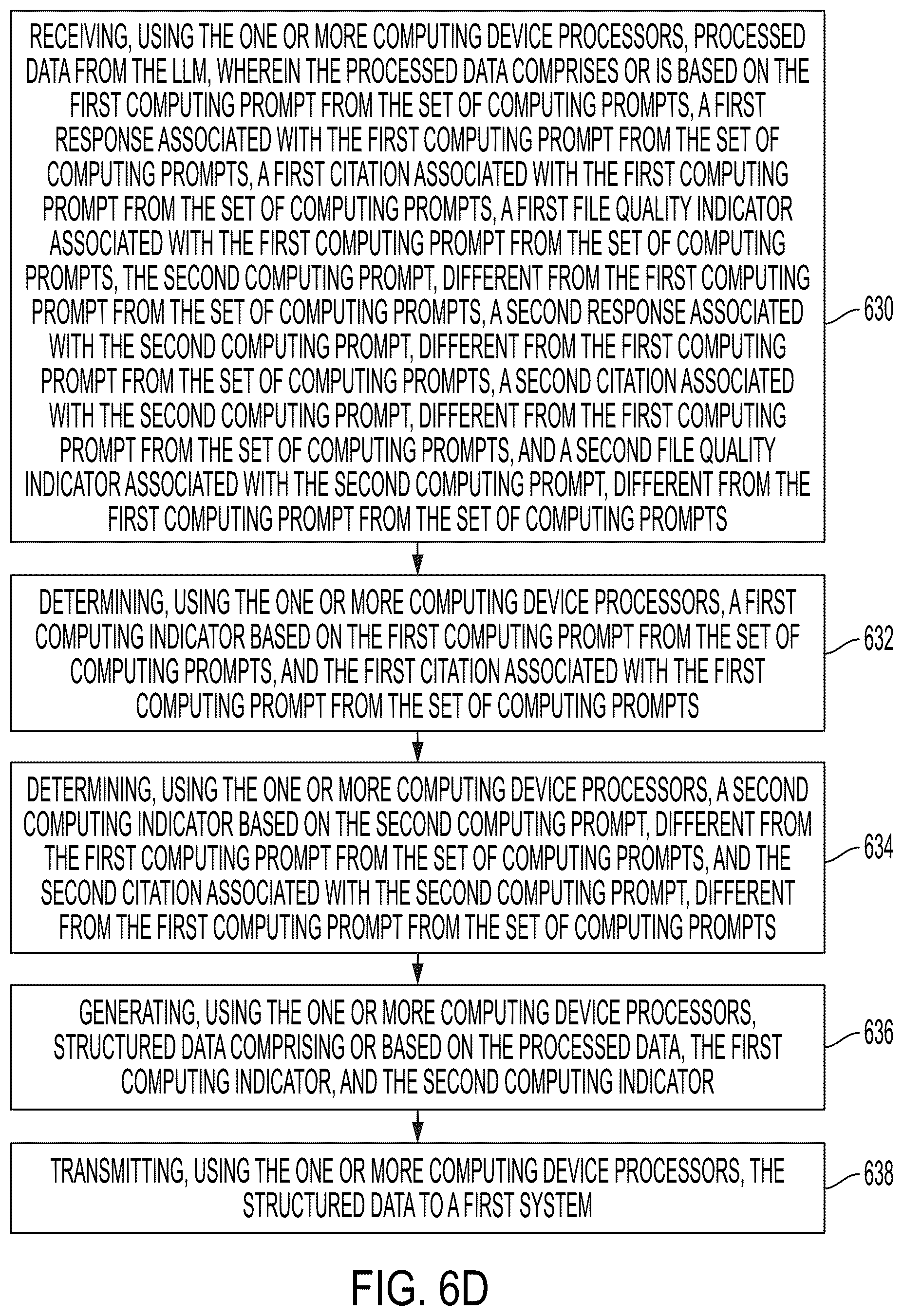 Patent US12367213 Figure 11 – Generating structured data from unstructured data using metadata from a large language model