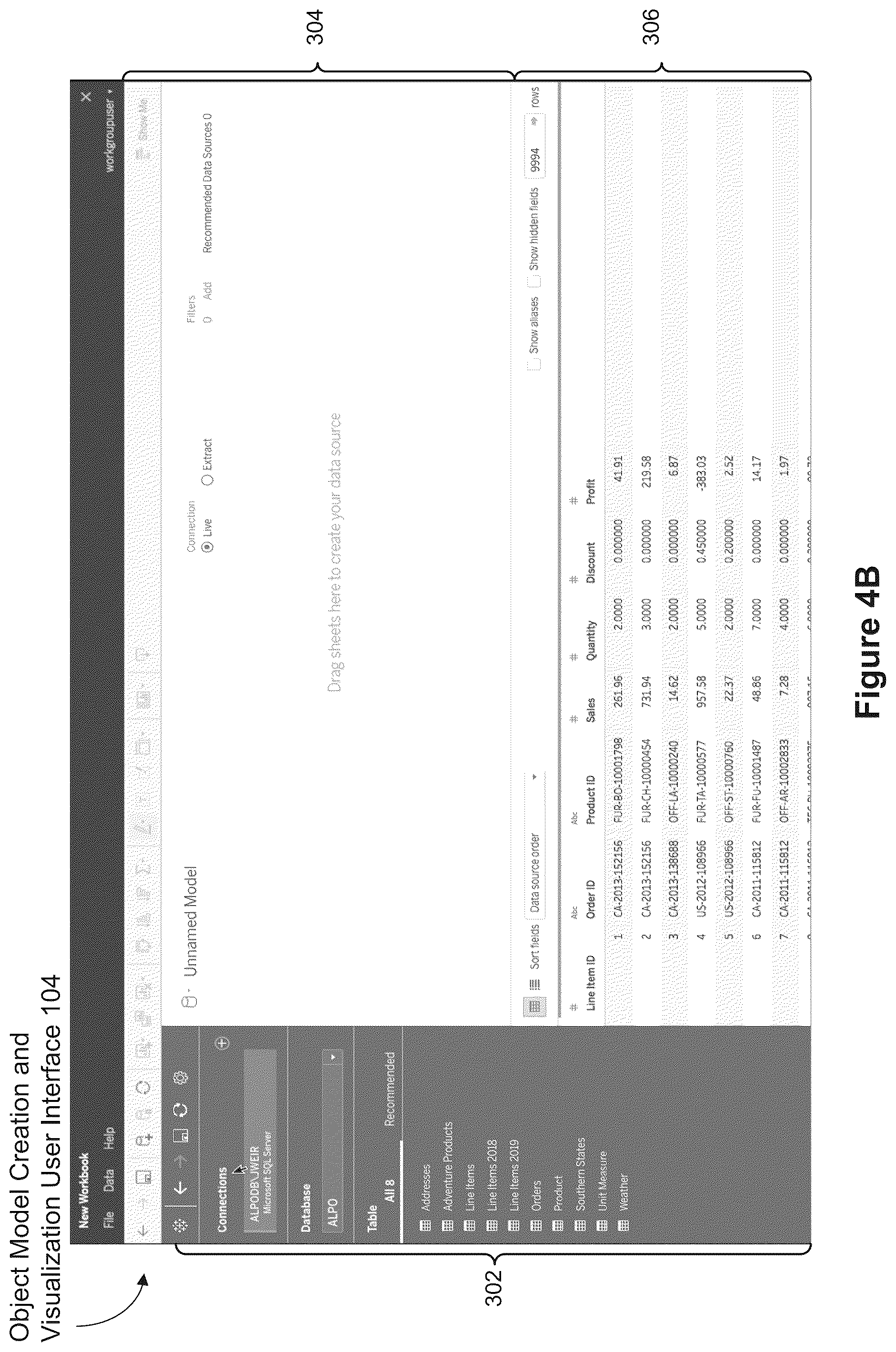 Patent US12367222 Figure 6 – Using visual cues to validate object models of database tables