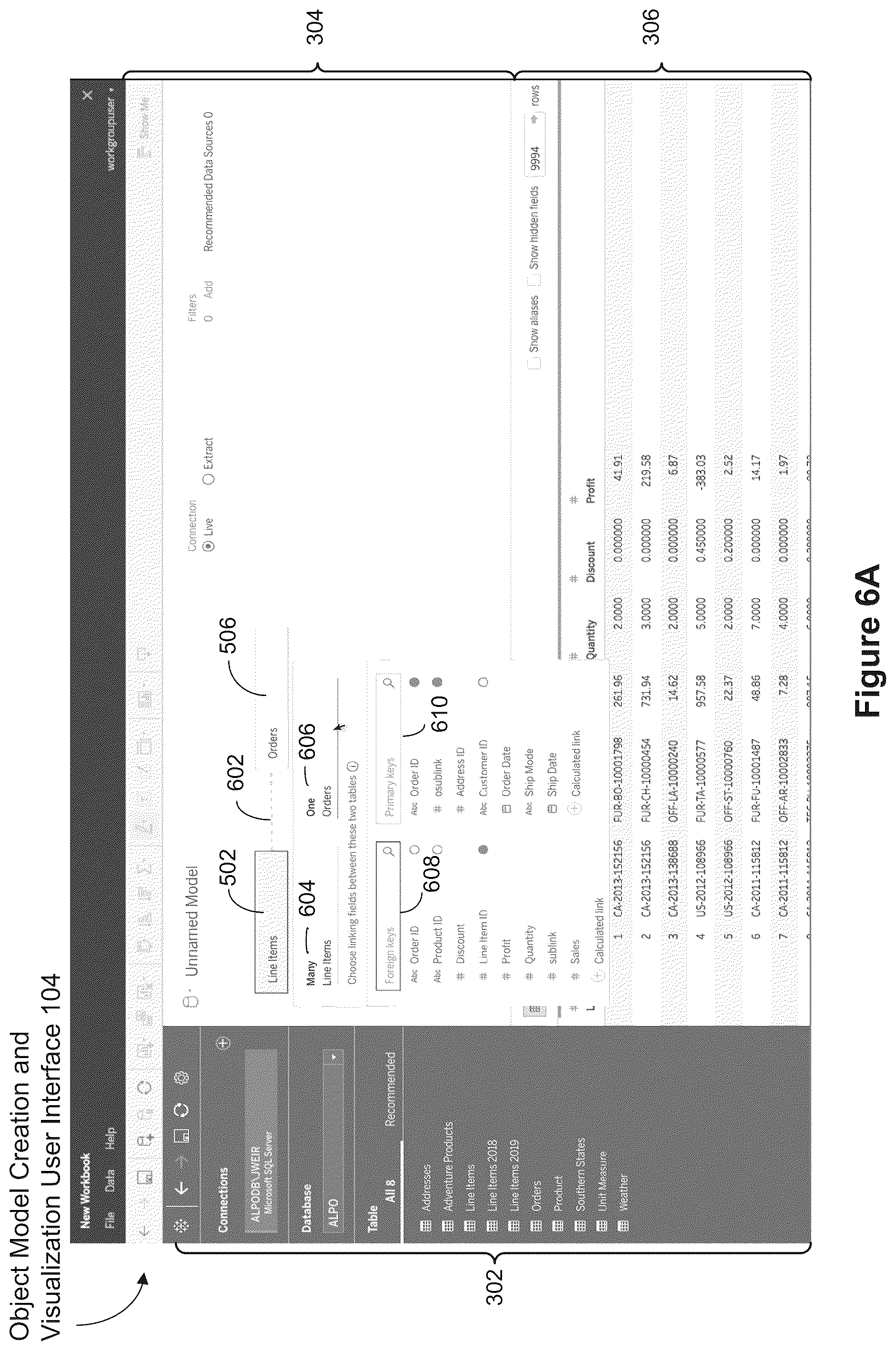 Patent US12367222 Figure 14 – Using visual cues to validate object models of database tables