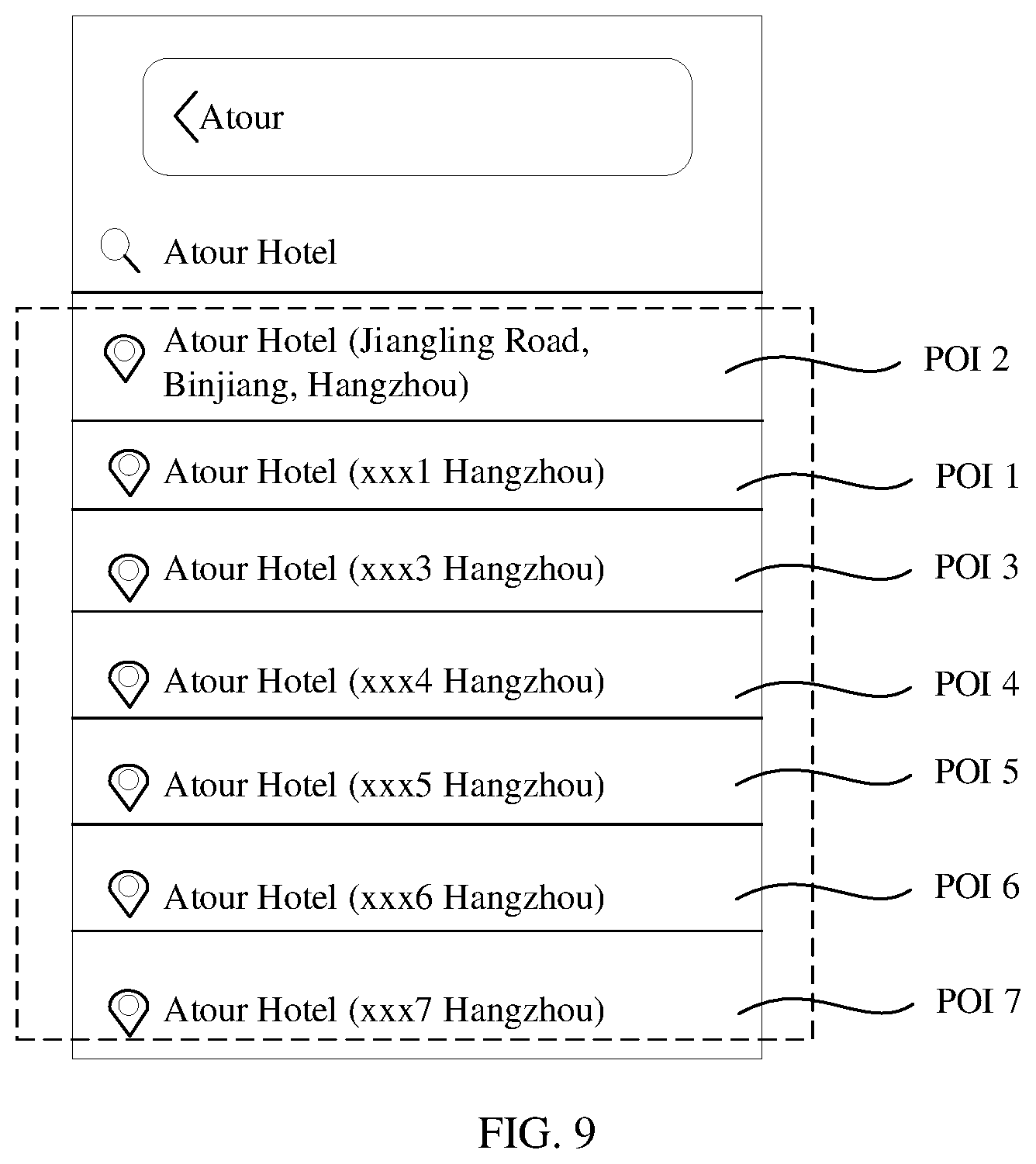 Patent US12367227 Figure 6 – Method and apparatus for searching for point of information