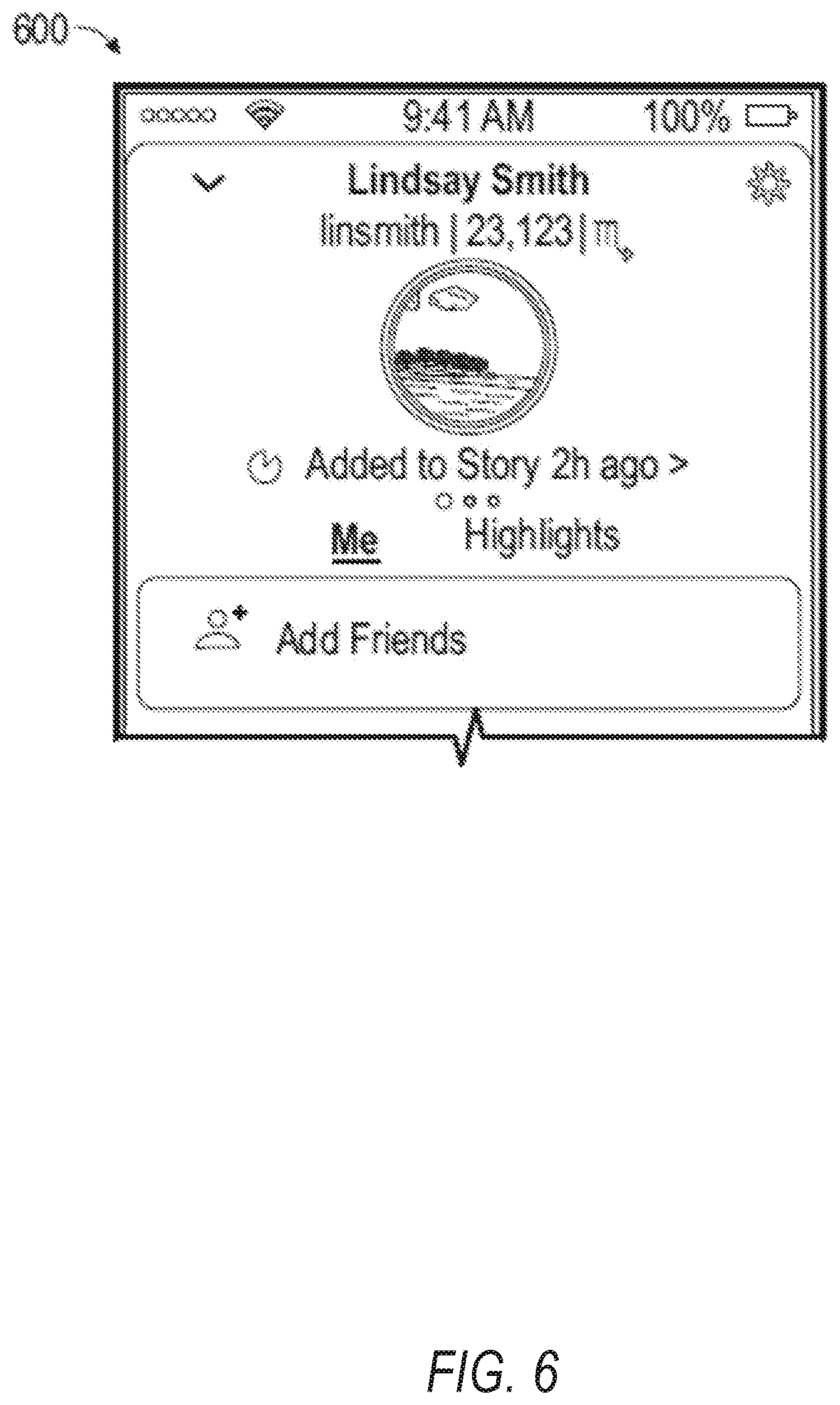 Patent US12367231 Figure 8 – Content sharing platform profile generation