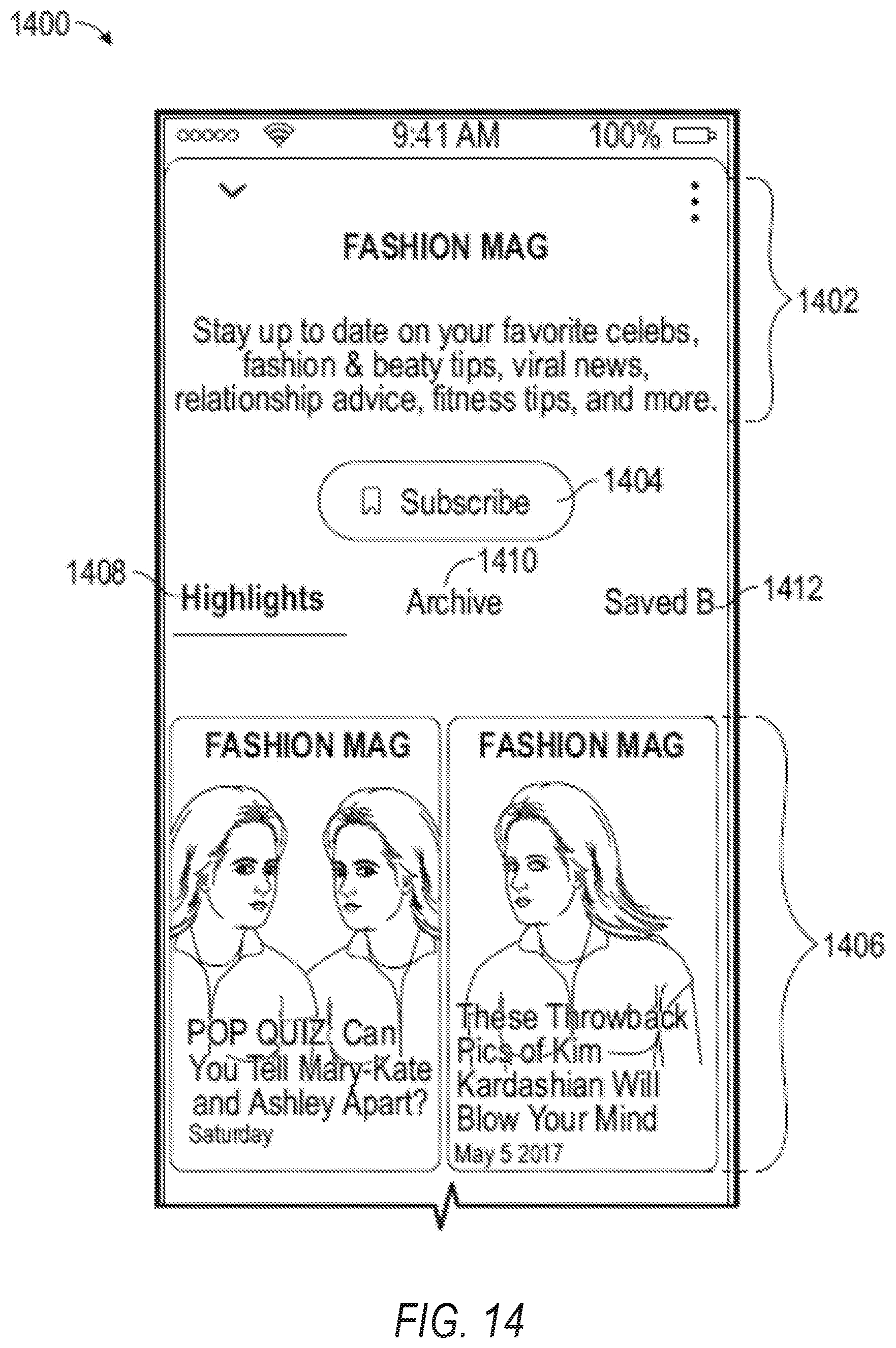 Patent US12367231 Figure 18 – Content sharing platform profile generation