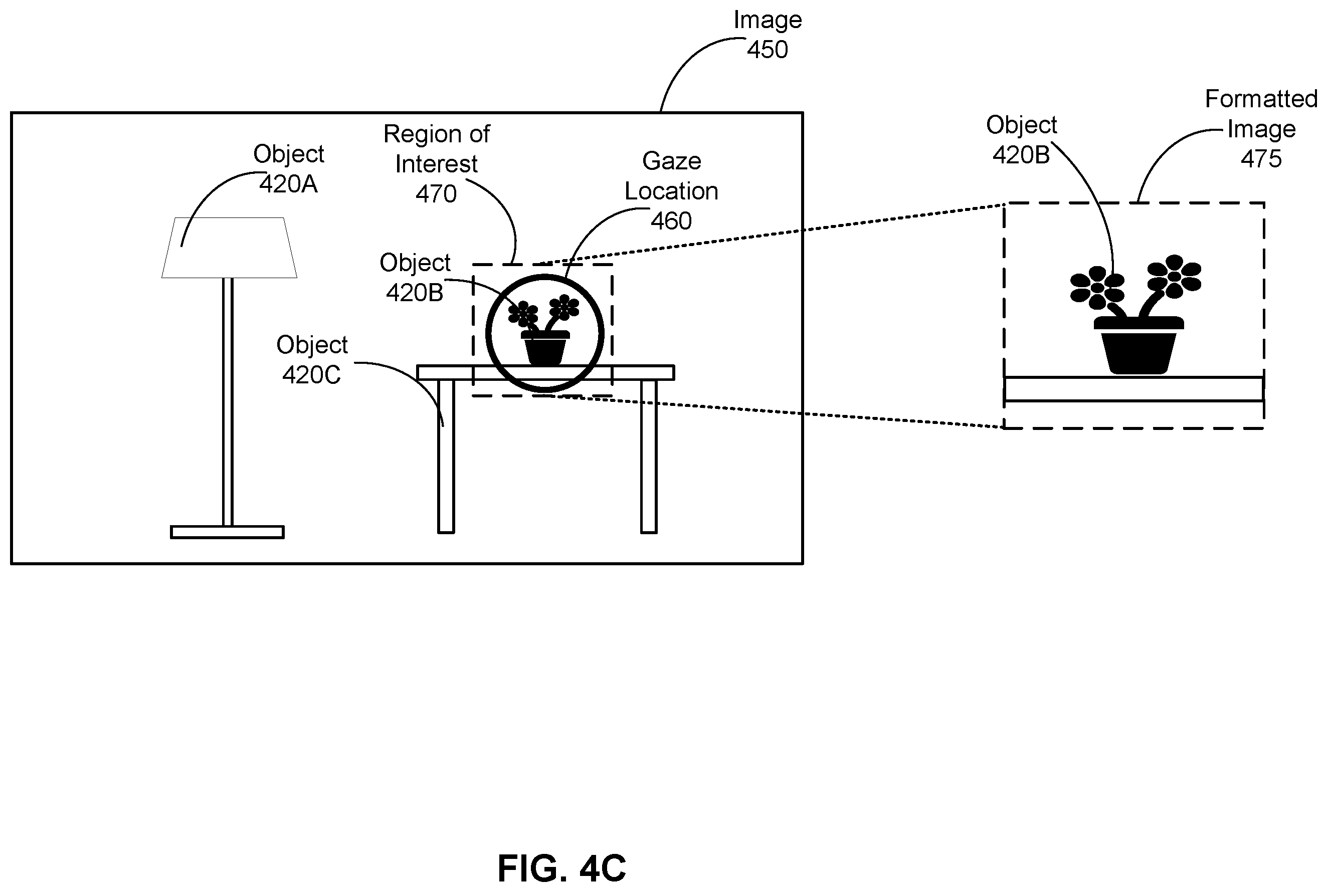 Patent US12367234 Figure 5 – Gaze assisted search query
